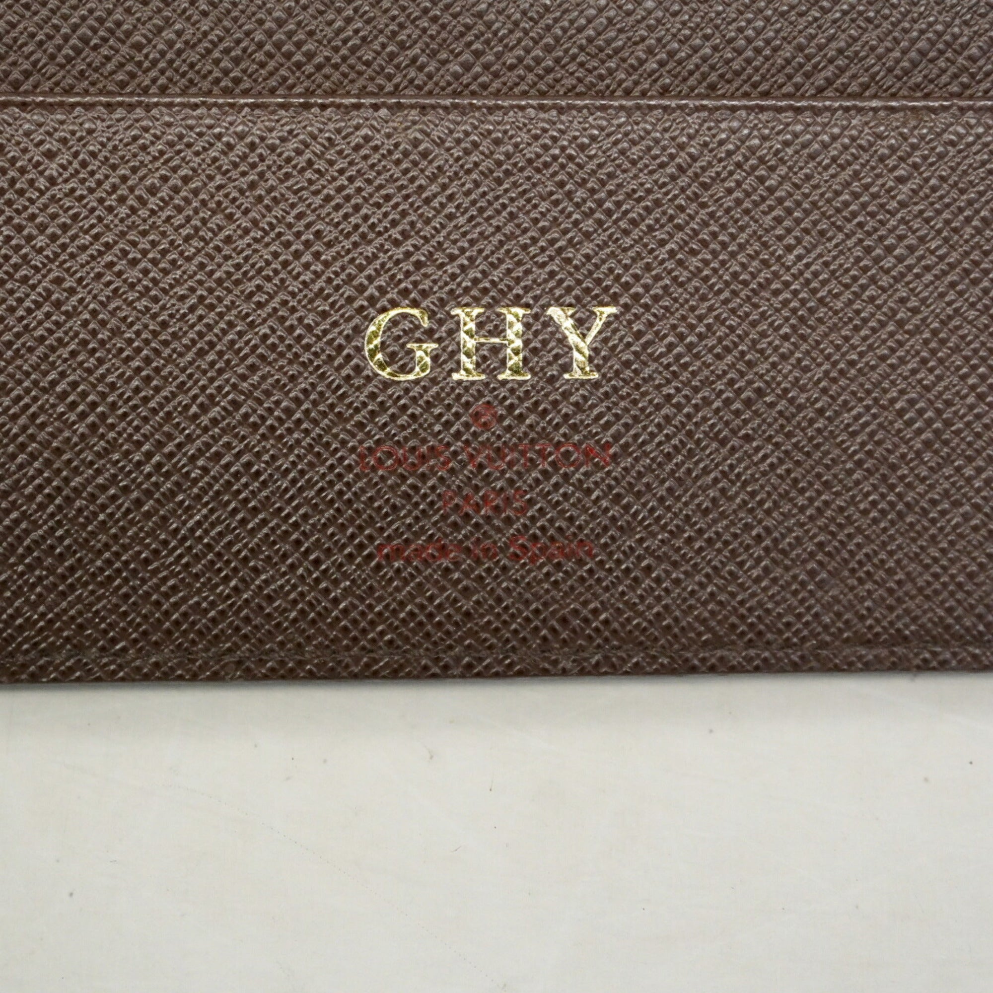 Louis Vuitton Ebene Long Wallet (Bi-Fold) (Pre-Owned)