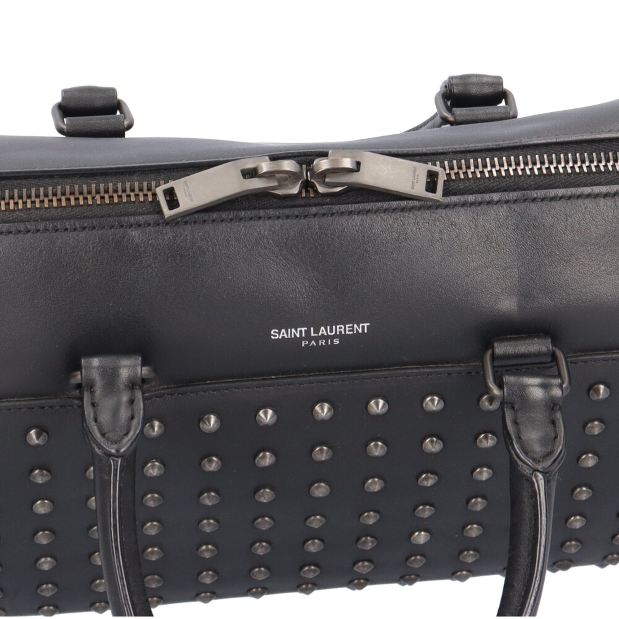 Saint Laurent Black Leather Shoulder Bag (Pre-Owned)