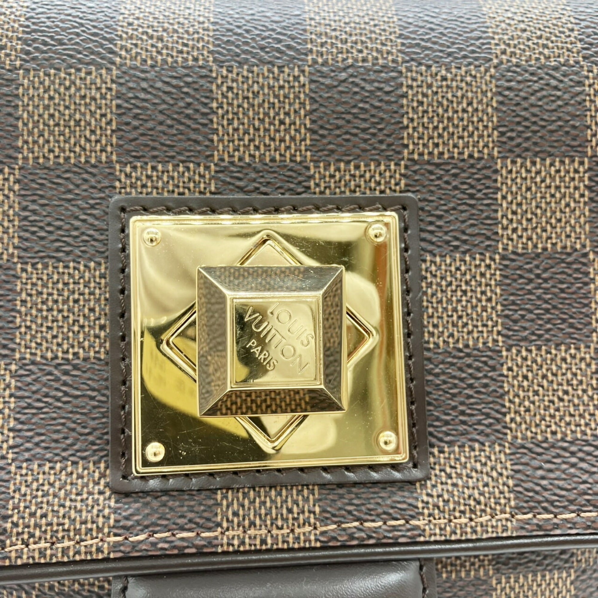 Louis Vuitton Damier Damier Canvas Ebene Shoulder Bag (Pre-Owned)