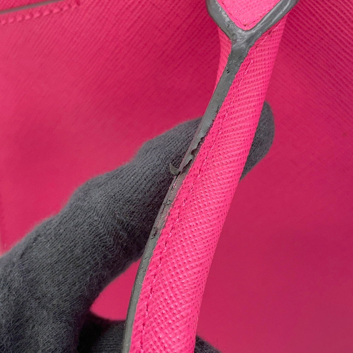 Mcm Pink Leather Handbag Tote Bag (Pre-Owned)