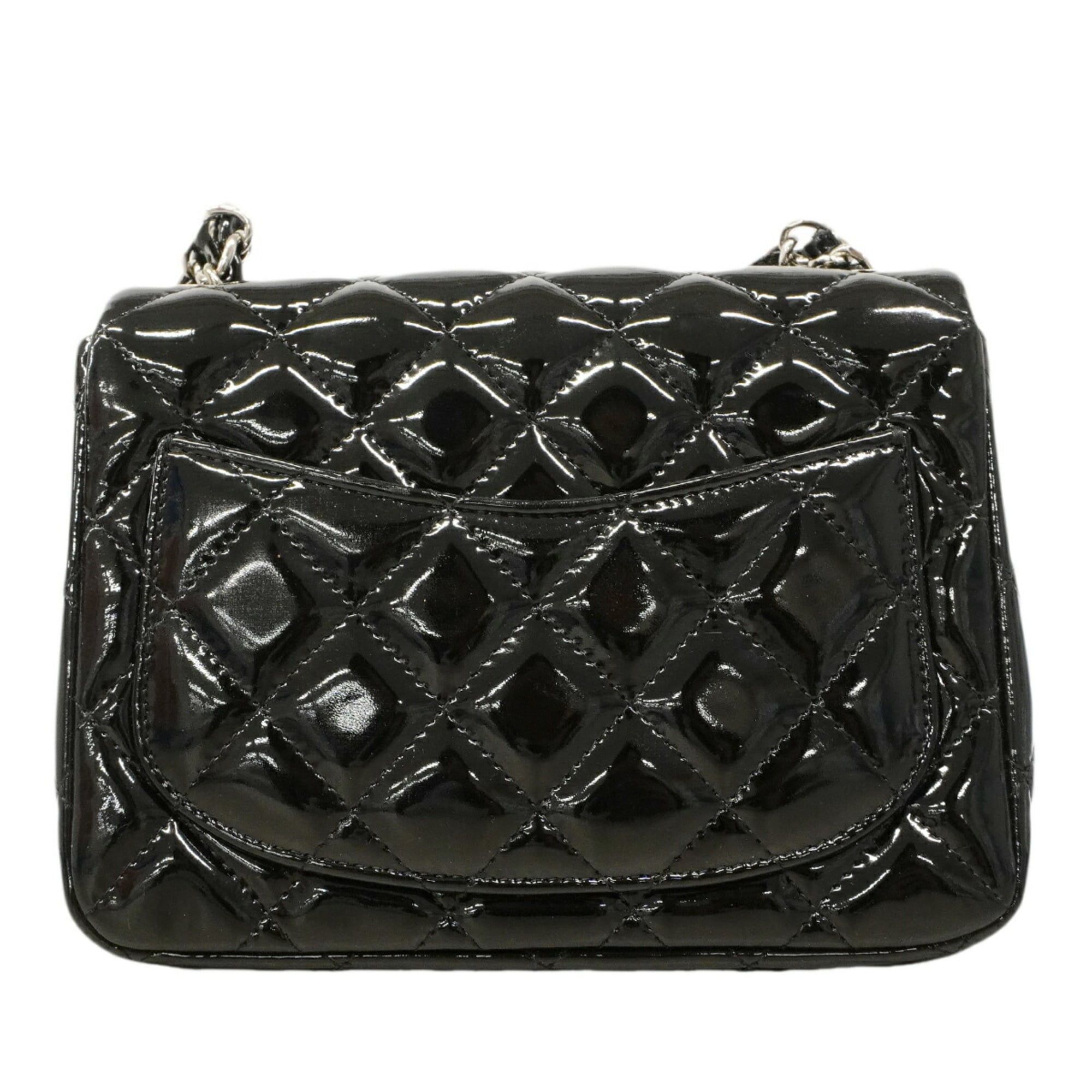 Chanel Black Patent Leather Shoulder Bag (Pre-Owned)