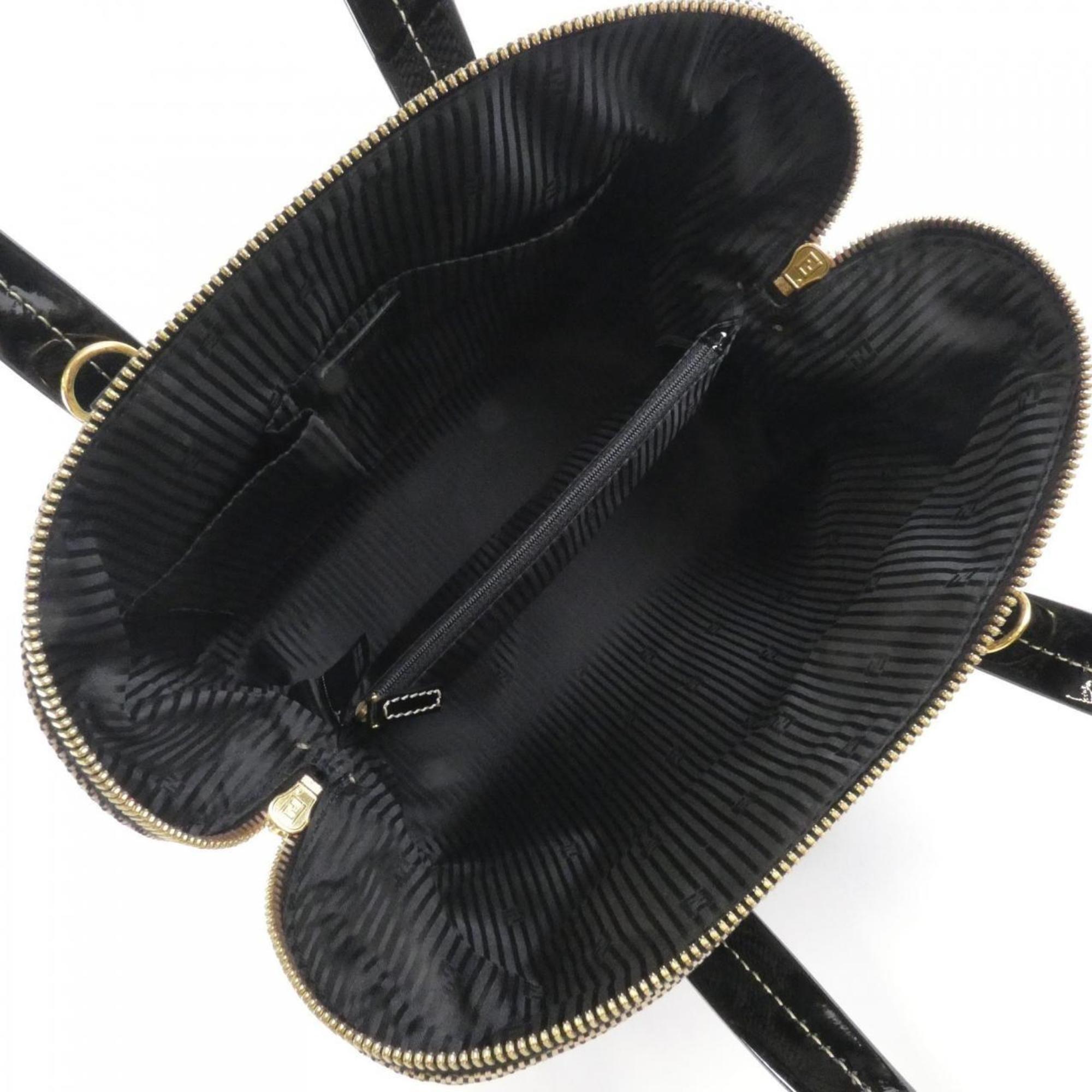 Fendi Black Canvas Handbag (Pre-Owned)