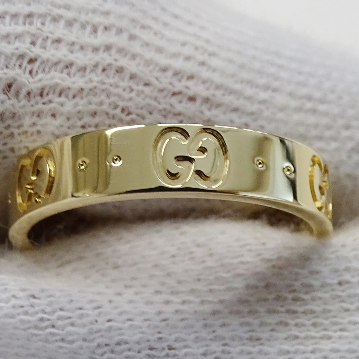 Gucci Yellow Gold Yellow Gold (18K) Band Ring (Pre-Owned)