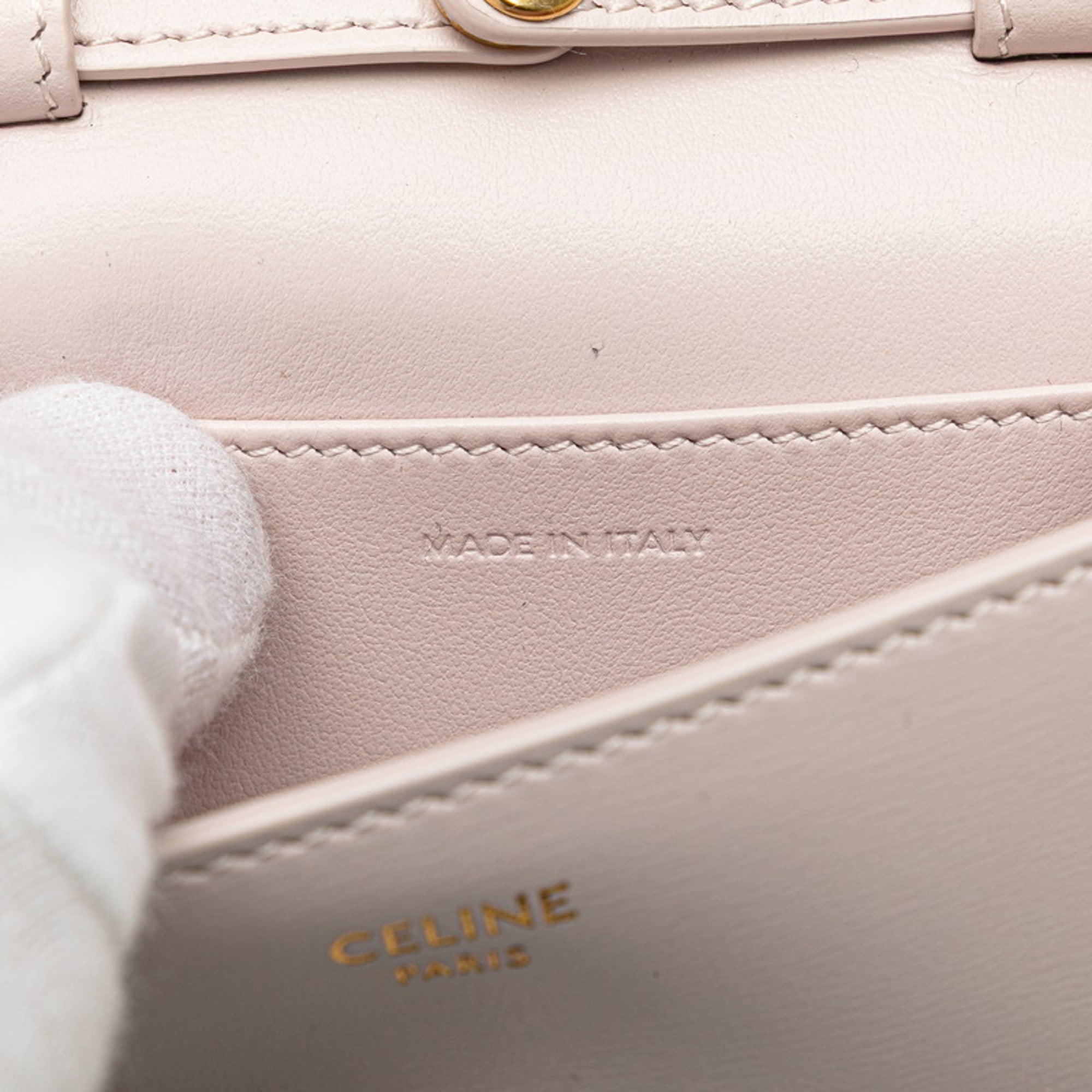 Celine Pink Leather Shoulder Bag (Pre-Owned)