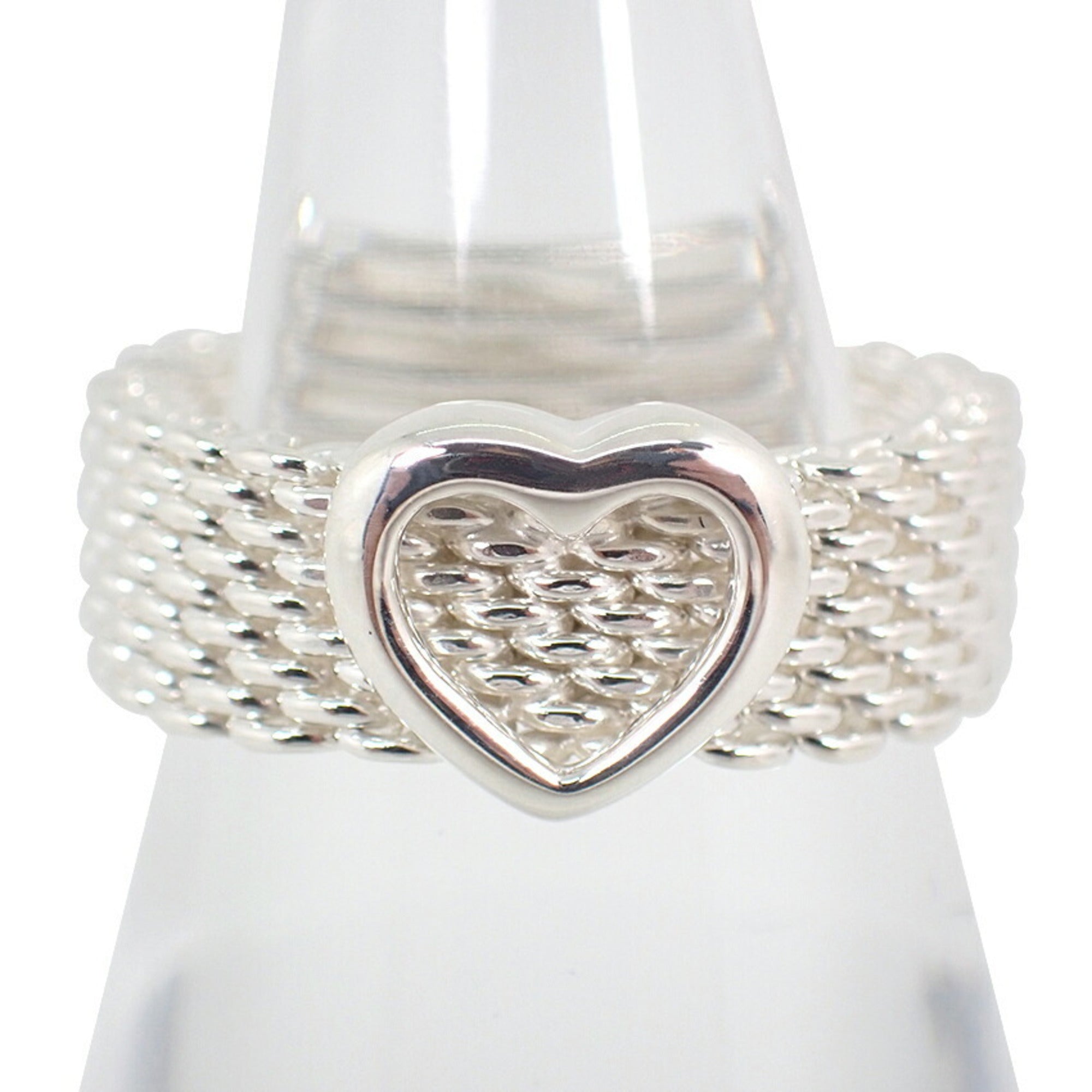 Tiffany Silver Sterling Silver 925 Band Ring (Pre-Owned)