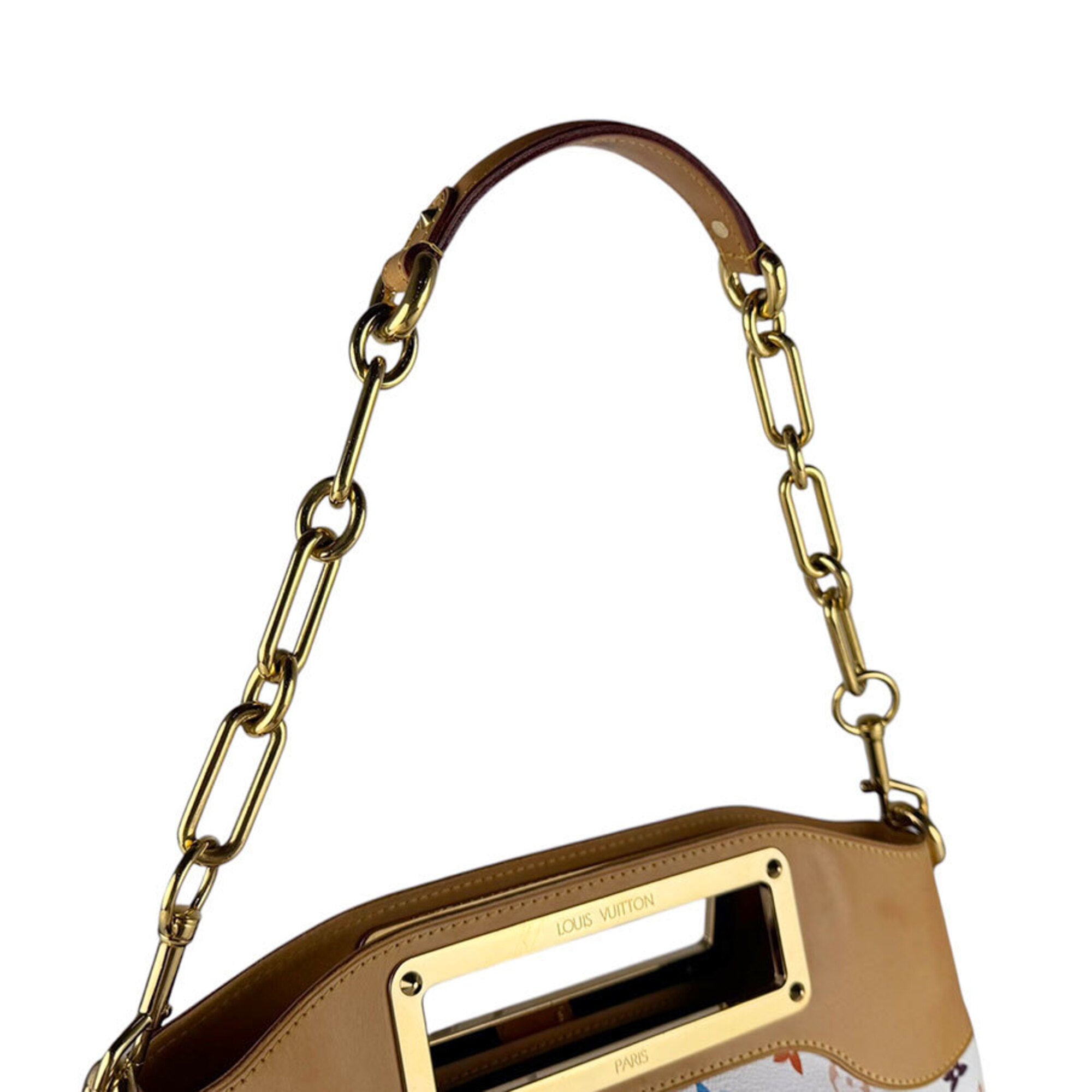Louis Vuitton Blanc Multi-Color Monogram Multicolore Handbag Shoulder Bag (Pre-Owned)