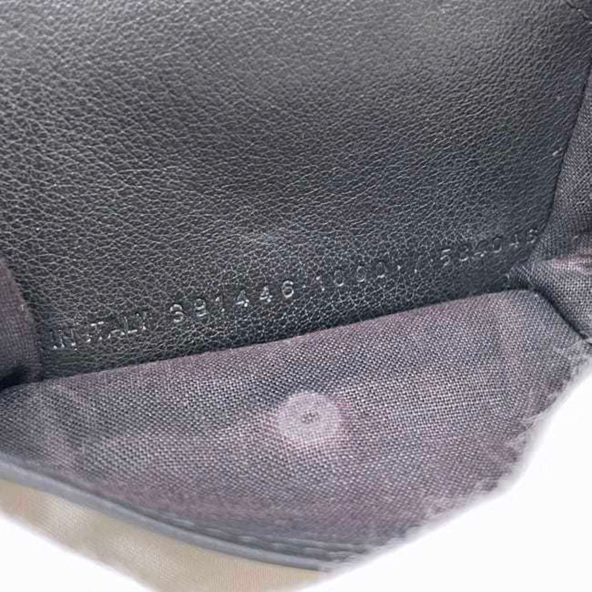Balenciaga Black Leather Wallet (Tri-Fold) (Pre-Owned)