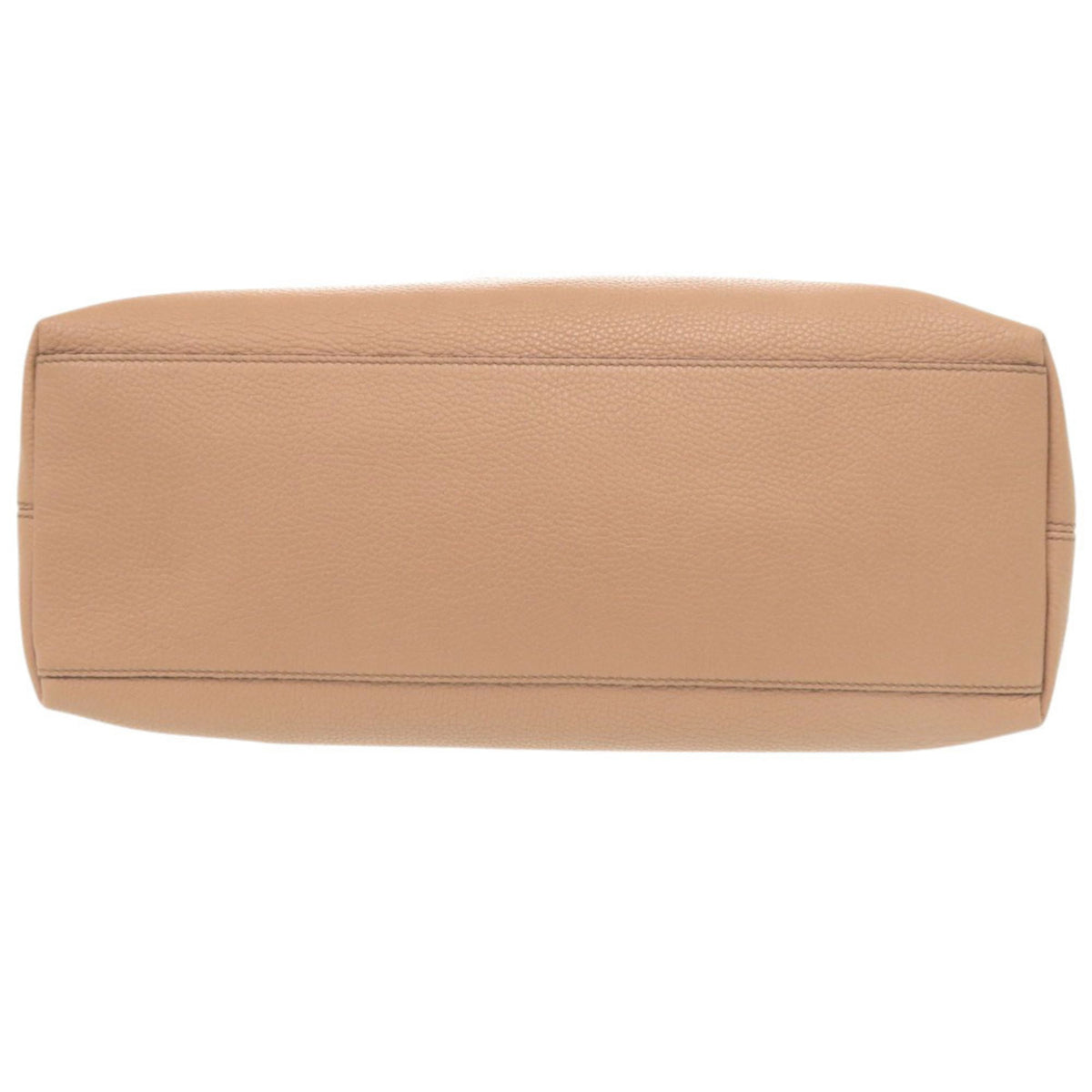 Gucci Beige Leather Shoulder Bag Tote Bag (Pre-Owned)