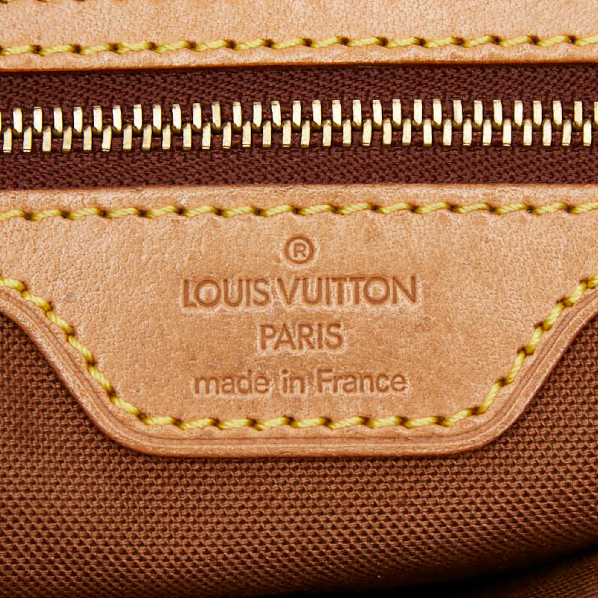 Louis Vuitton Brown Pvc Leather Shoulder Bag Tote Bag (Pre-Owned)
