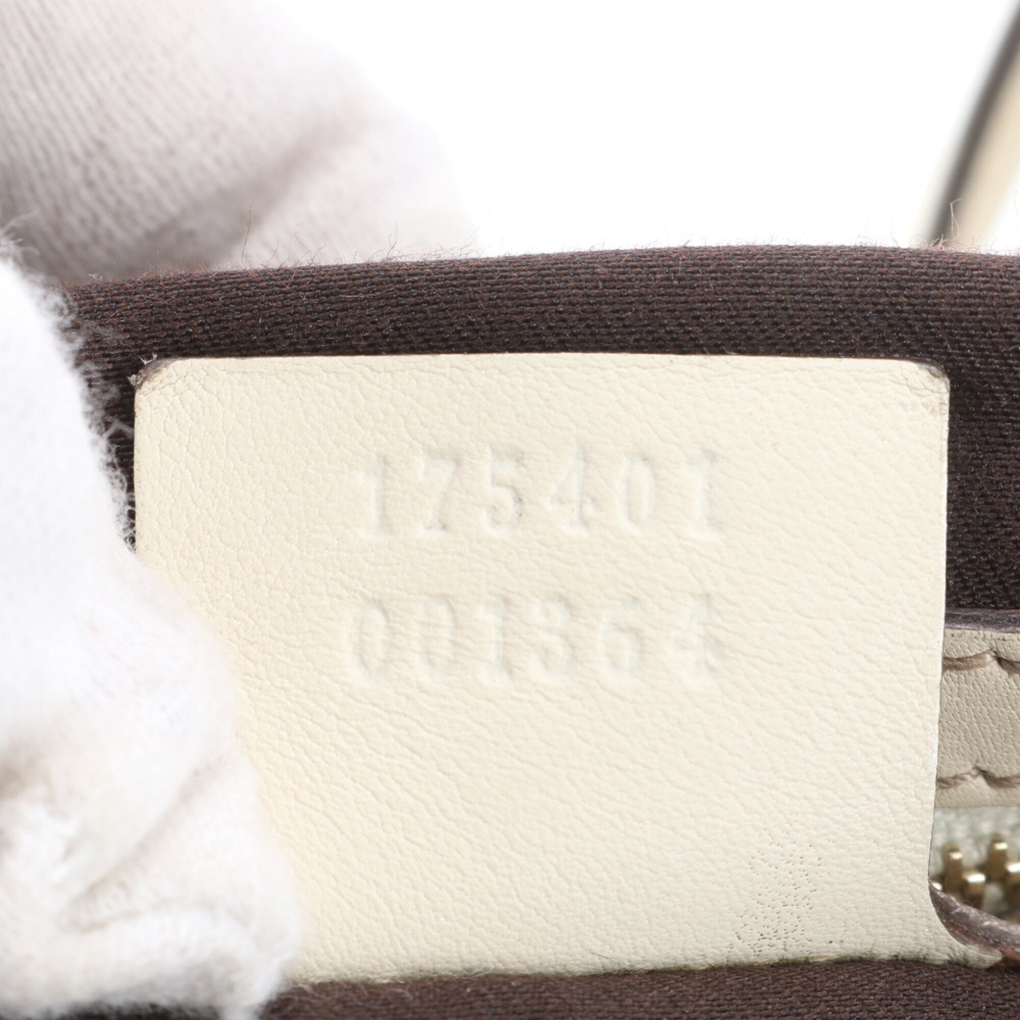Gucci Beige Leather Handbag Tote Bag (Pre-Owned)