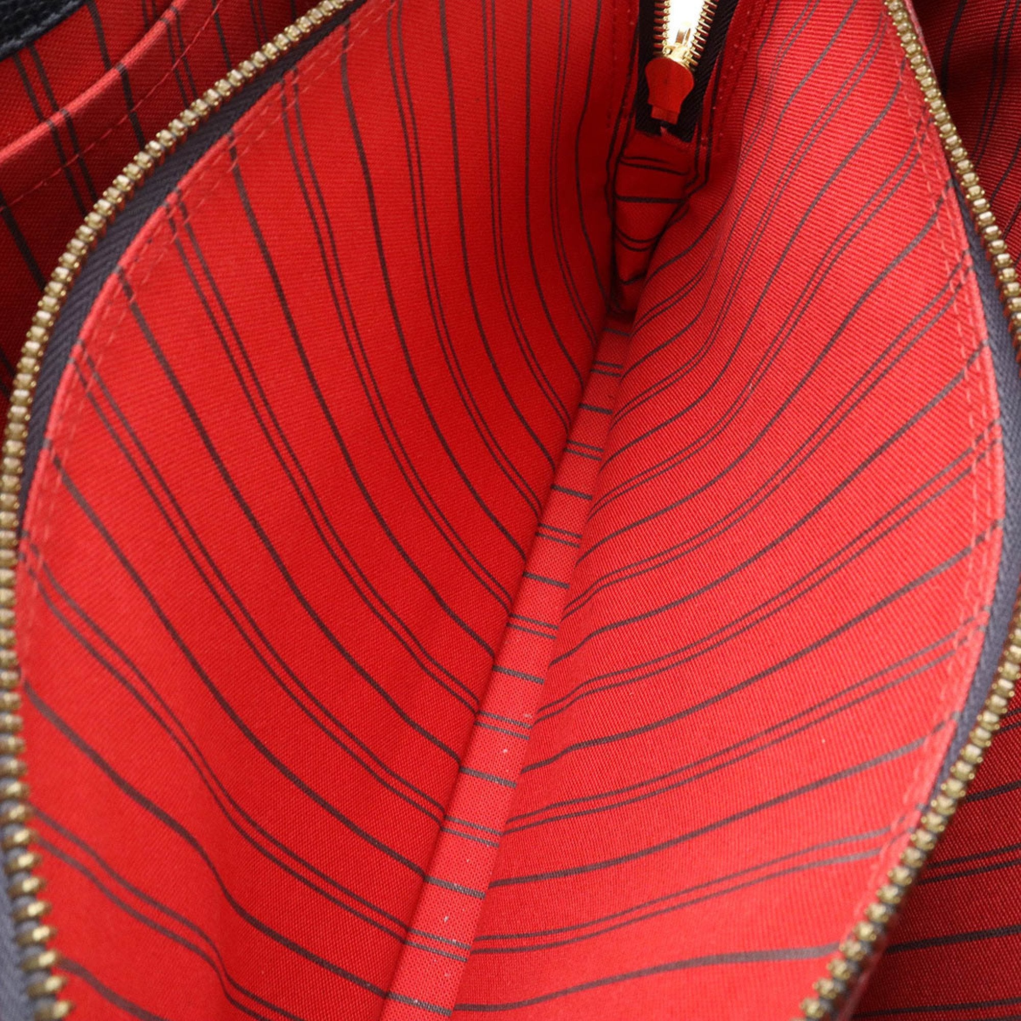 Louis Vuitton Marine Rouge Navy Red Color Monogram Empreinte Handbag Shoulder Bag (Pre-Owned)
