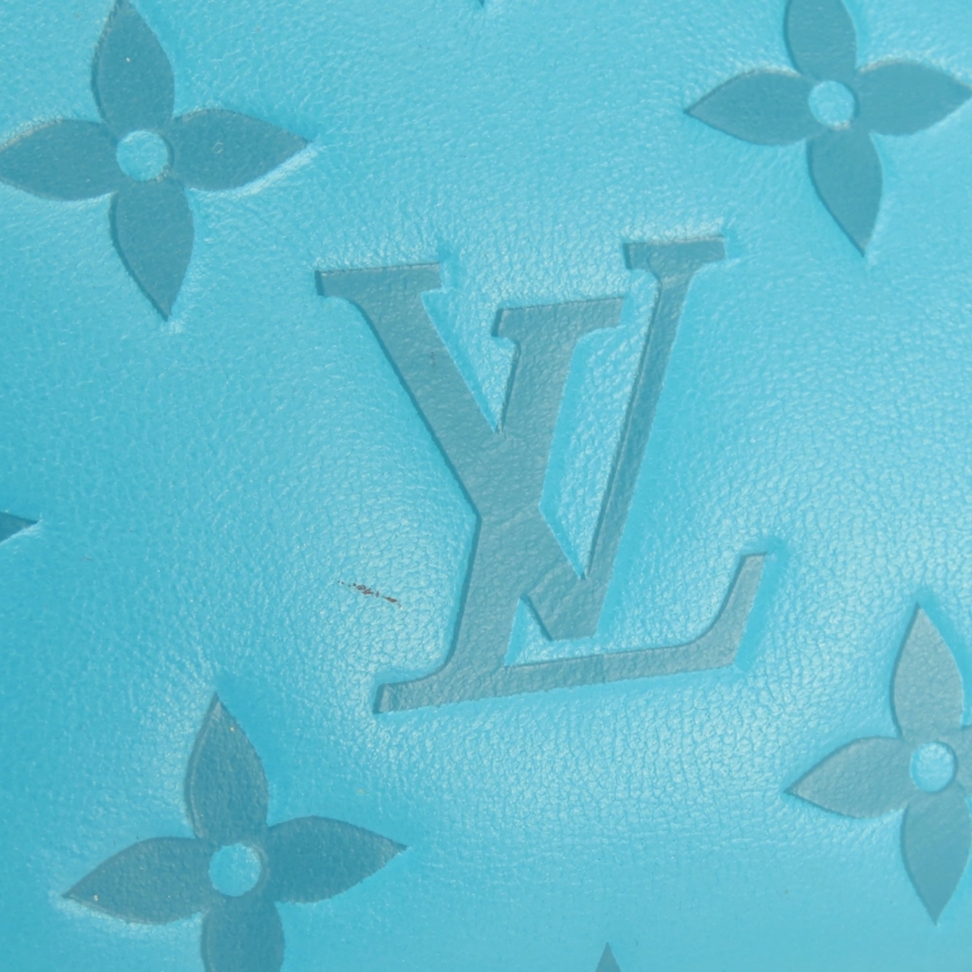 Louis Vuitton Monogram Turquoise Monogram Long Wallet (Bi-Fold) (Pre-Owned)