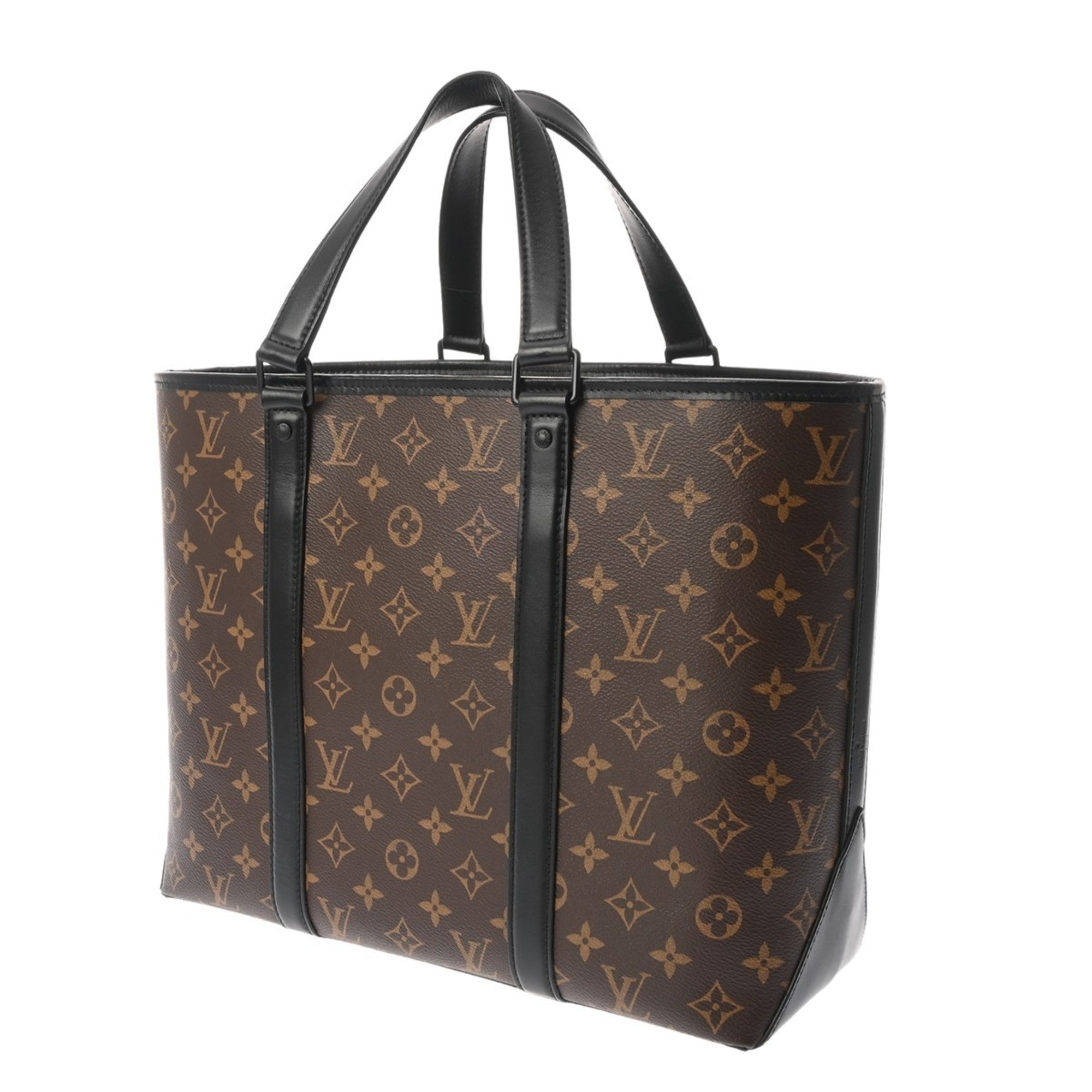 Louis Vuitton Brown Noir Monogram Pouch Tote Bag (Pre-Owned)