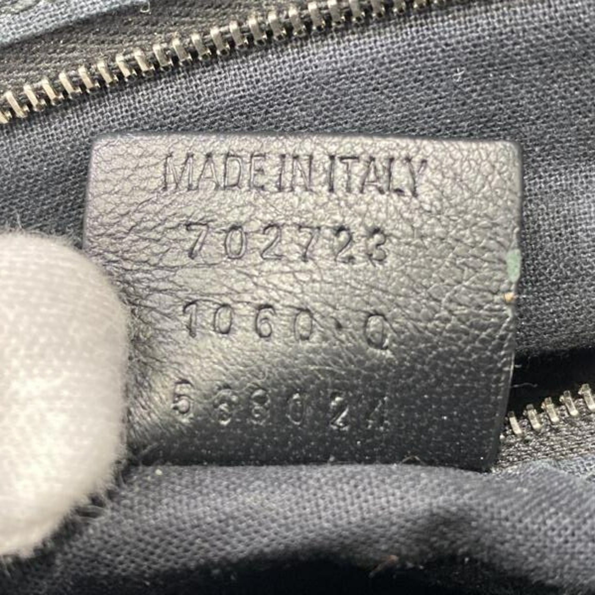Balenciaga Black Leather Shoulder Bag (Pre-Owned)