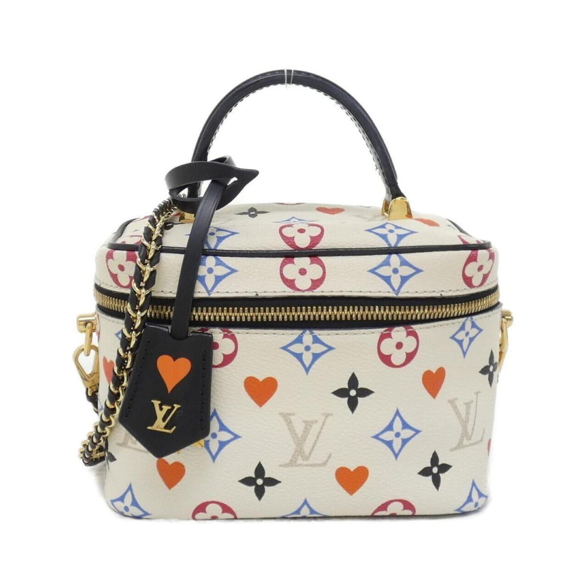 Louis Vuitton Blanc Coated Canvas Handbag (Pre-Owned)