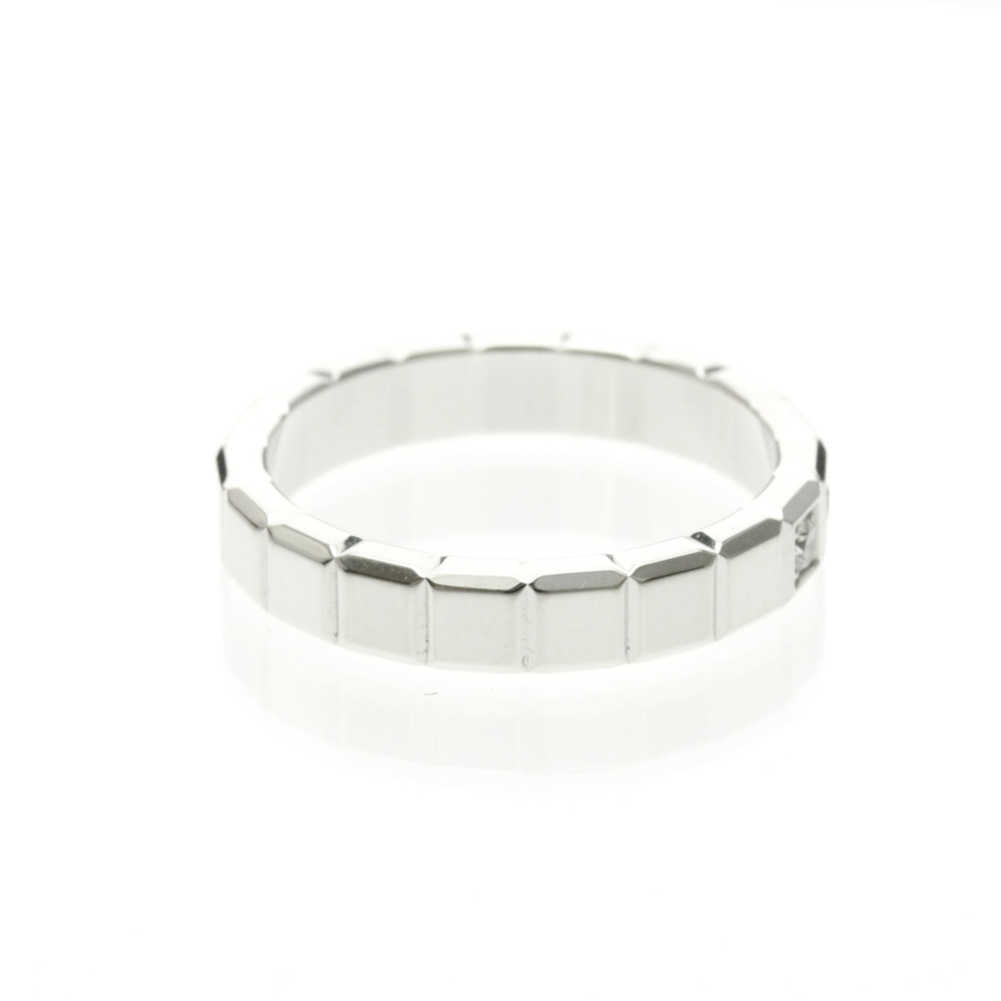 Chopard Ice Cube Pure Pendant Necklace 18K White Gold And Diamonds Silver White_Gold Ring Jewelry (Pre-Owned)