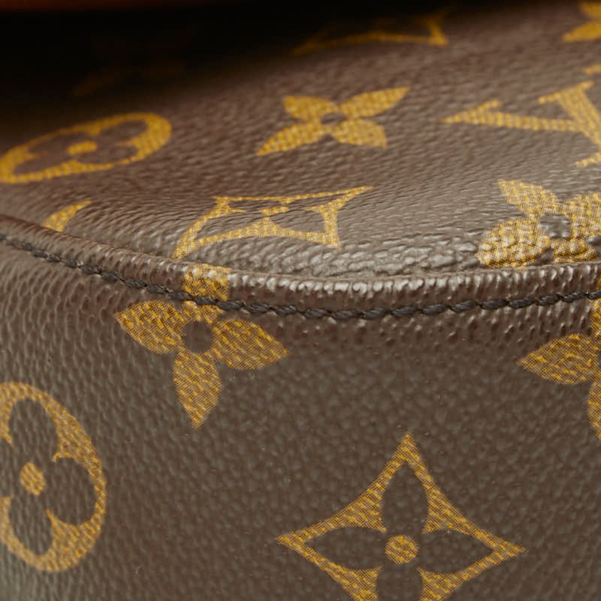 Louis Vuitton Brown Pvc Leather Shoulder Bag (Pre-Owned)