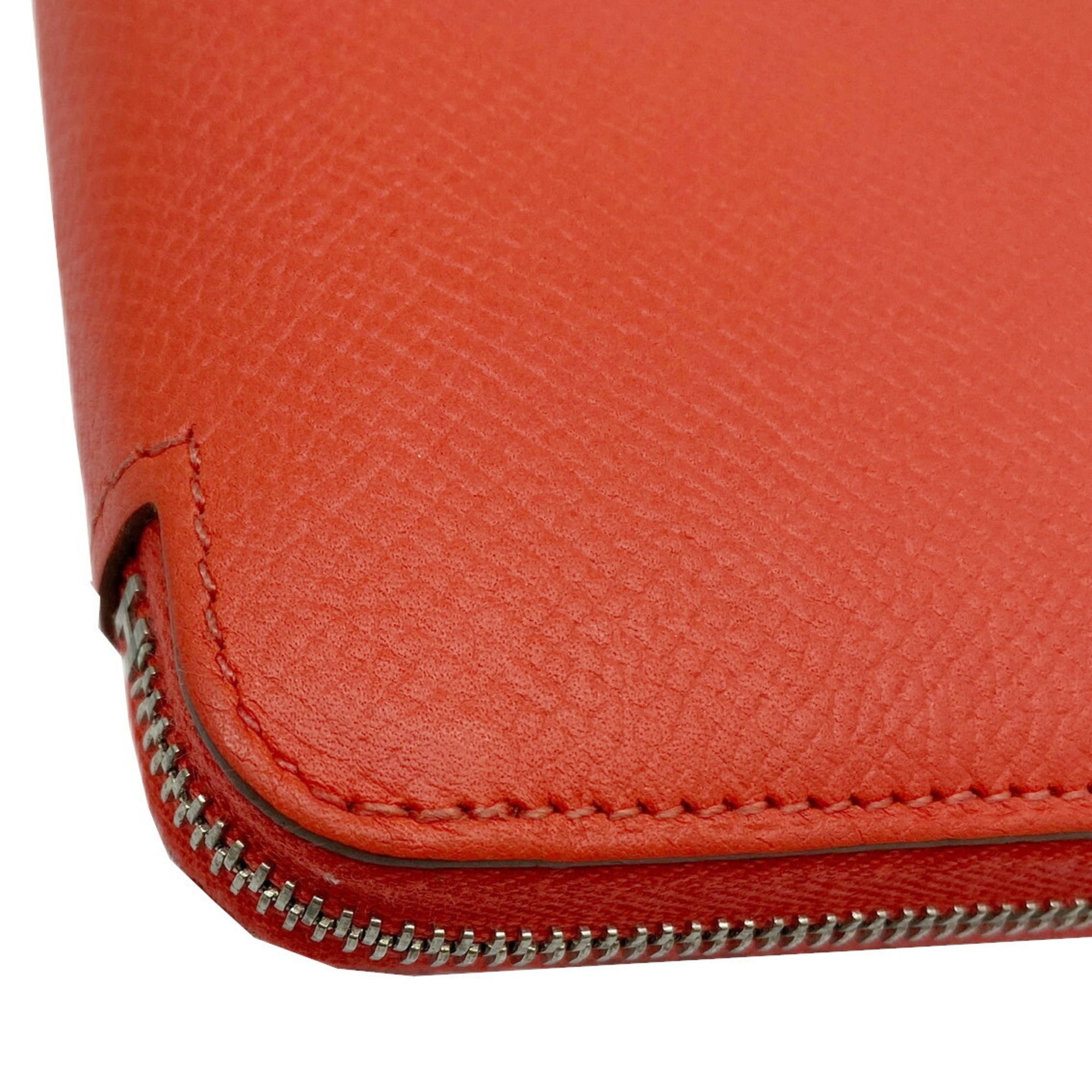 Hermes Silk'in Rose Jaipur Epsom Leather Long Wallet (Bi-Fold) (Pre-Owned)