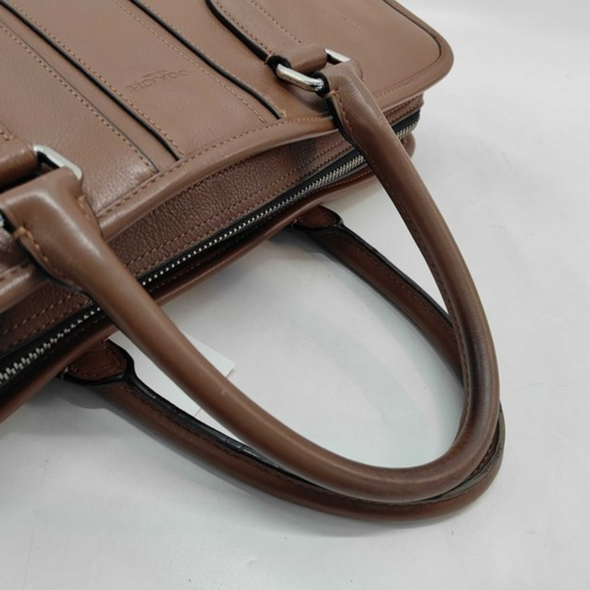 Coach Brown Leather Briefcase Handbag Tote Bag (Pre-Owned)