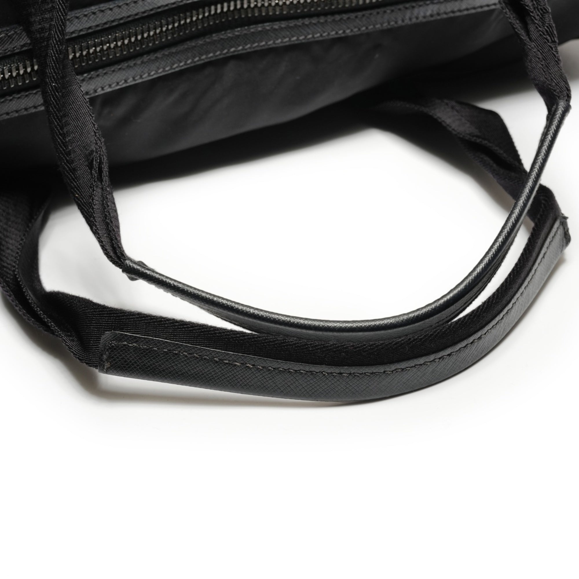 Prada Black Nylon Boston Bag (Pre-Owned)