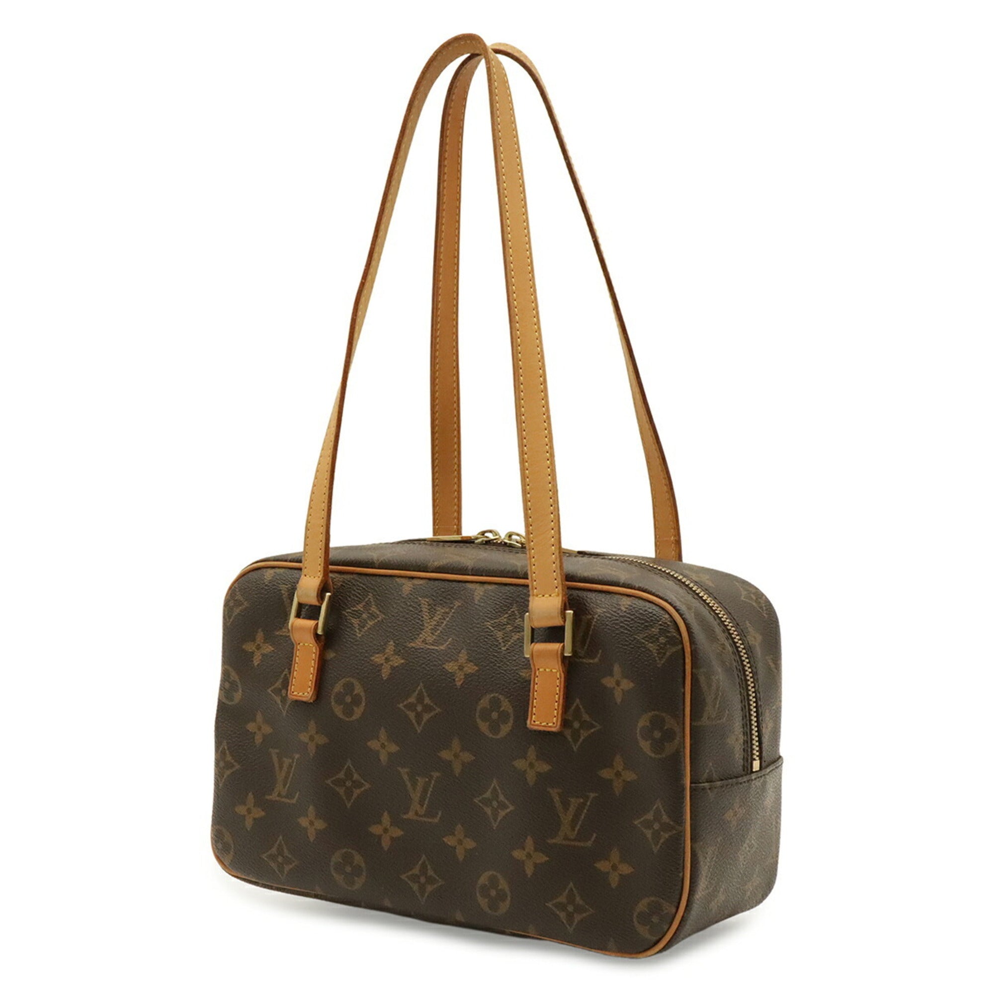 Louis Vuitton Brown Monogram Canvas Shoulder Bag (Pre-Owned)