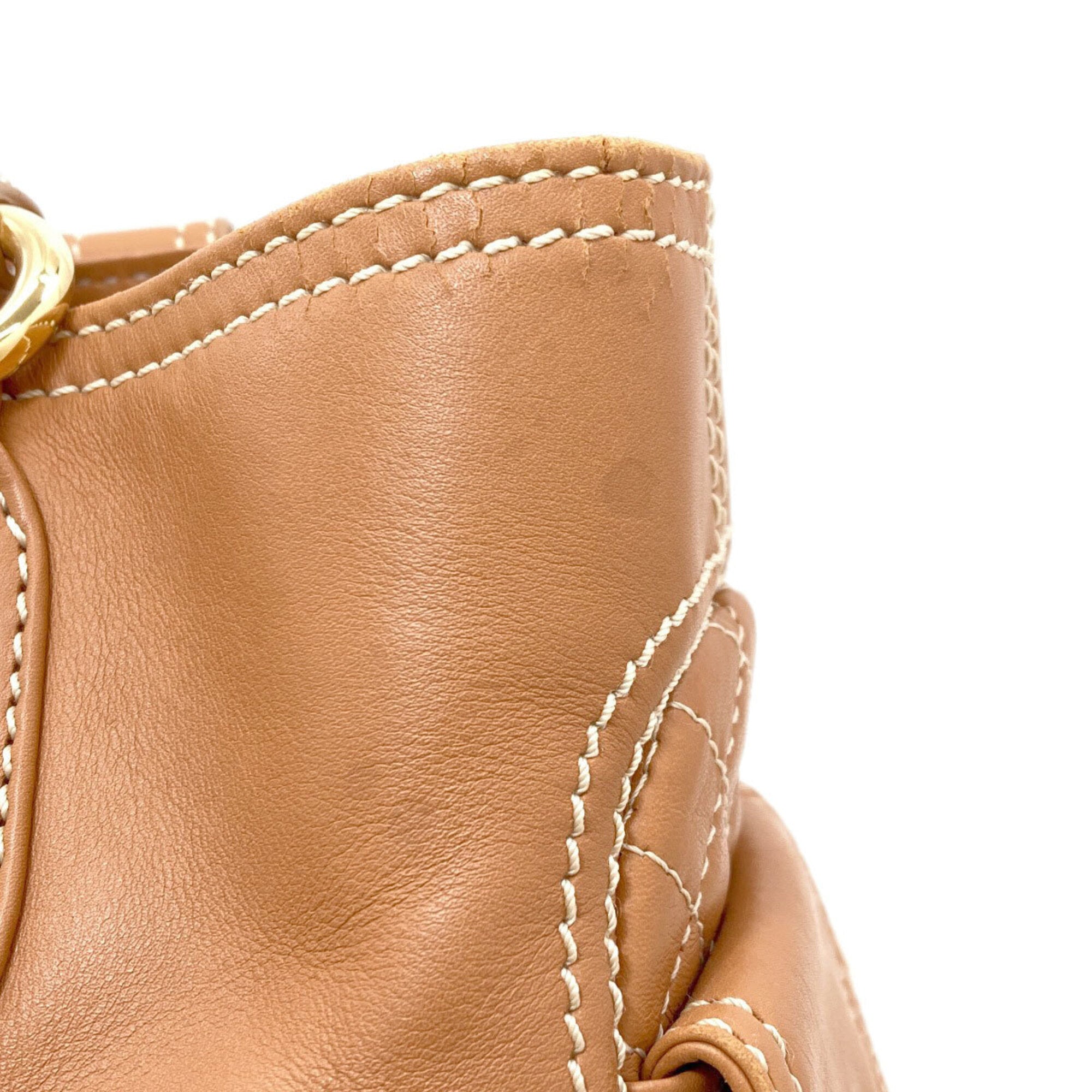 Celine Brown Leather Handbag (Pre-Owned)