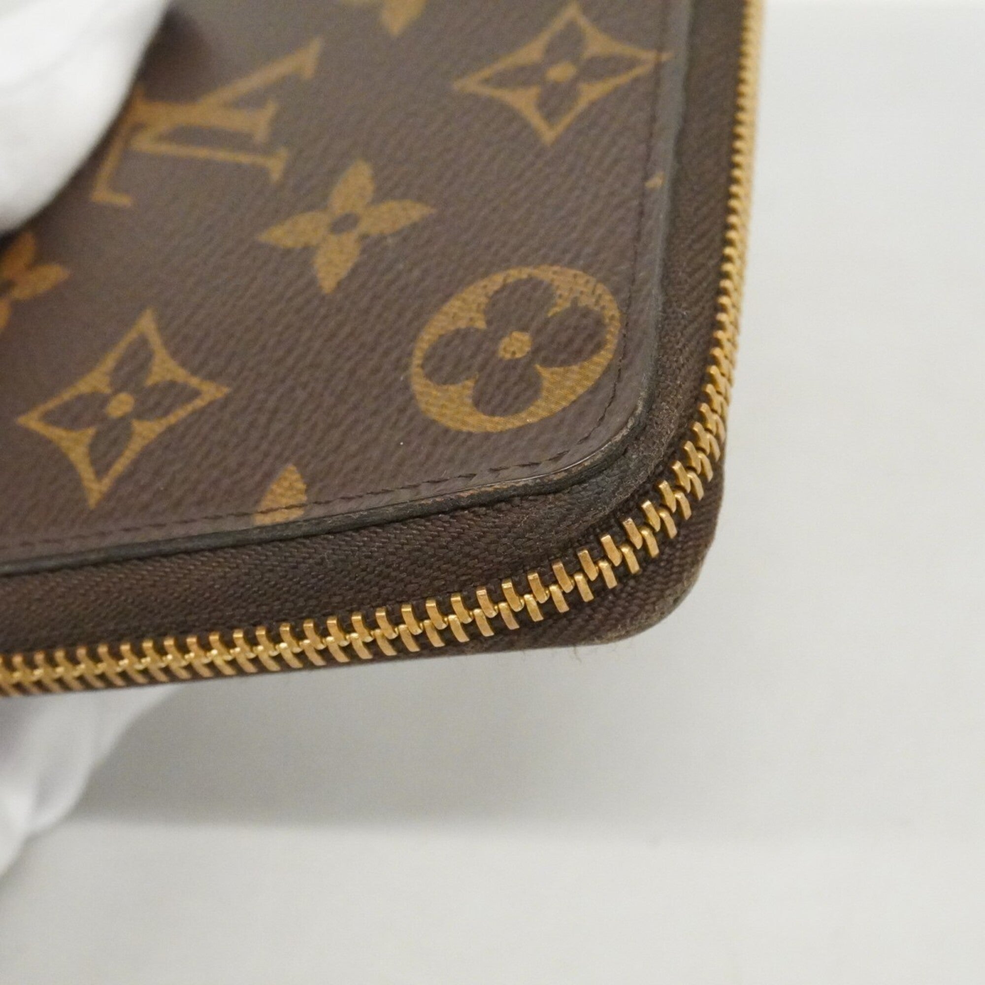 Louis Vuitton Brown Fuchsia Long Wallet (Bi-Fold) (Pre-Owned)
