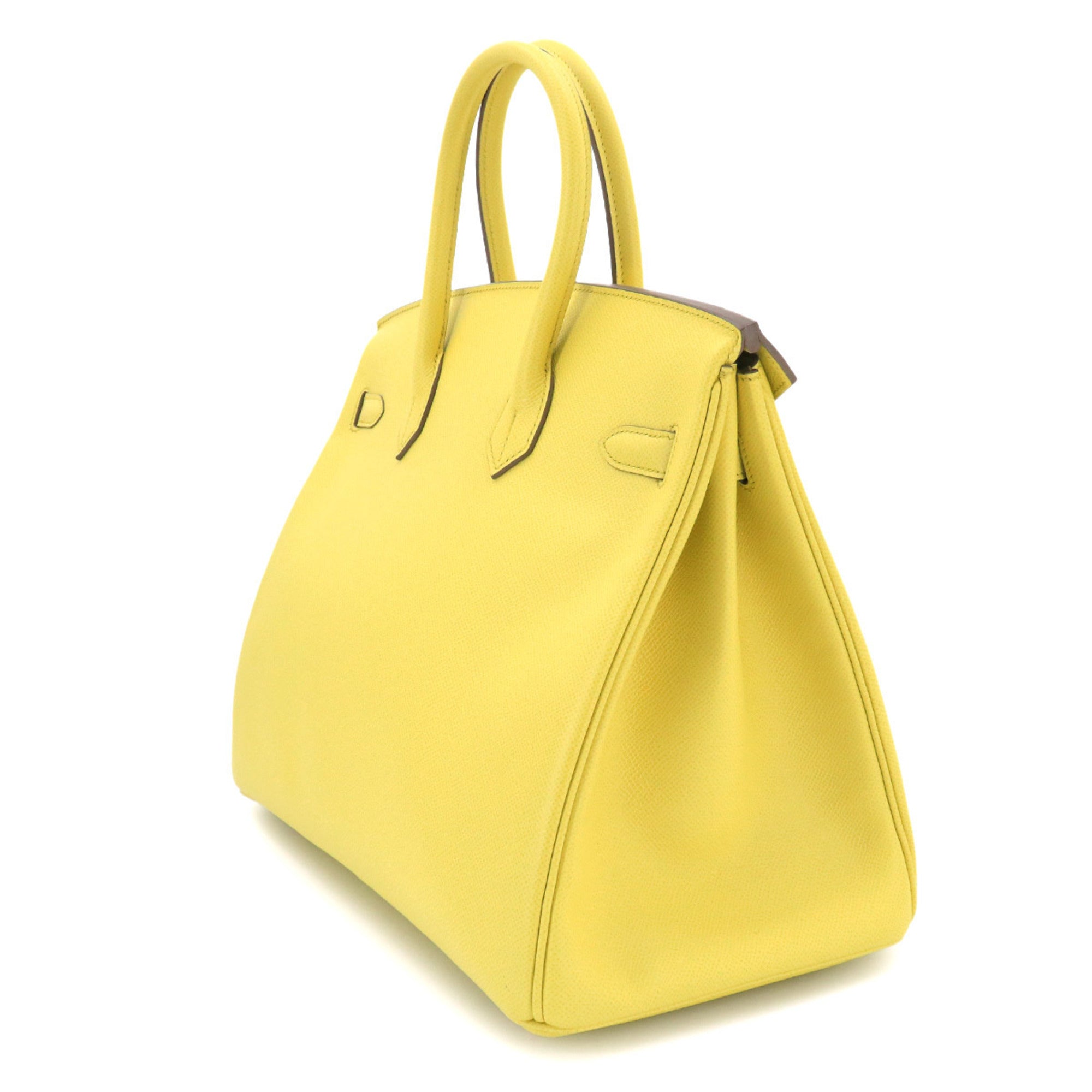 Hermes Lime Epsom Leather Handbag (Pre-Owned)