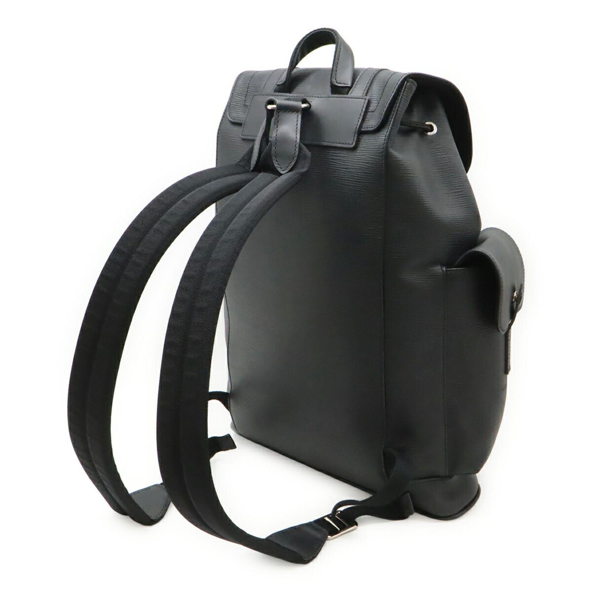 Louis Vuitton Black Noir Epi Leather Backpack (Pre-Owned)
