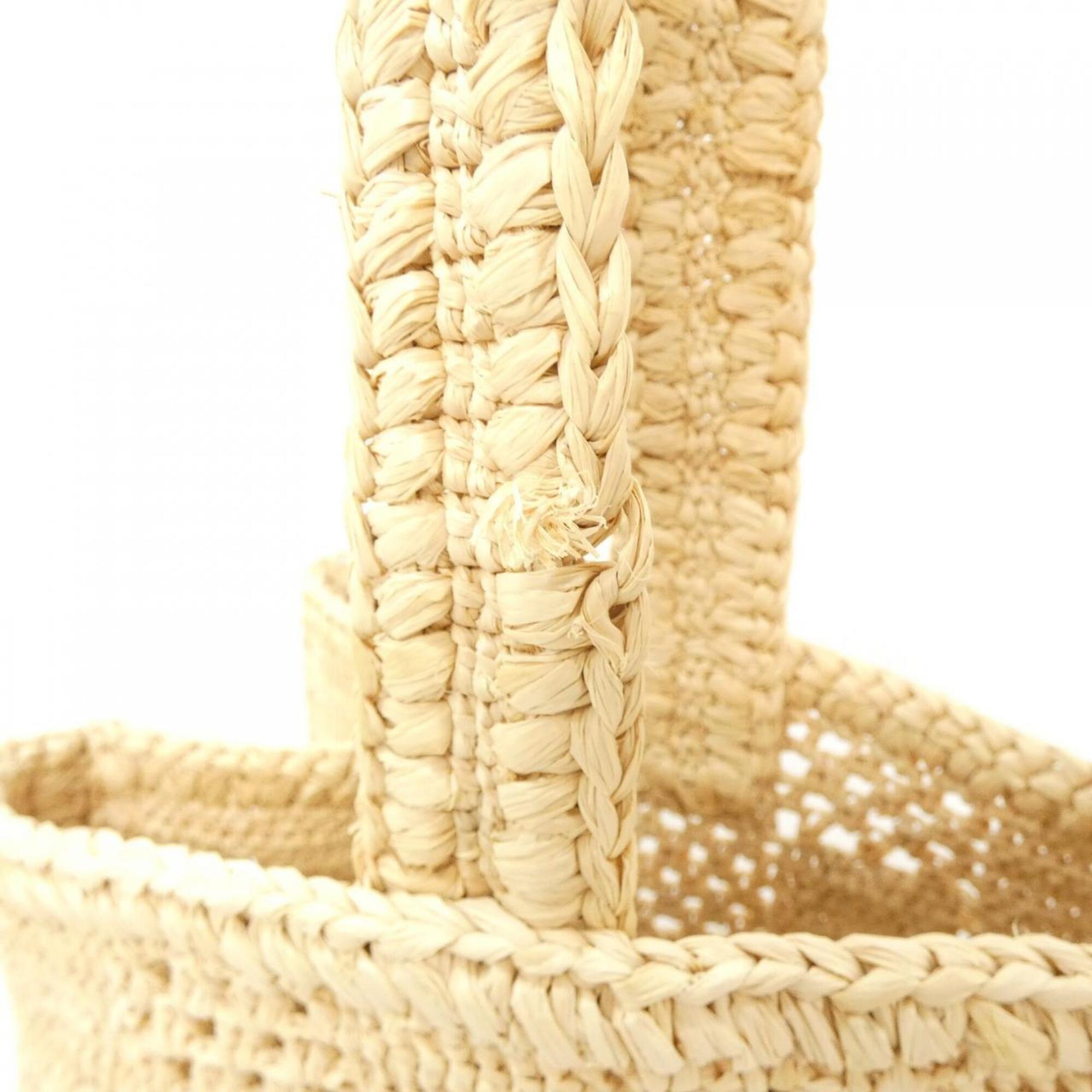 Louis Vuitton Beige Natural Raffia Handbag (Pre-Owned)
