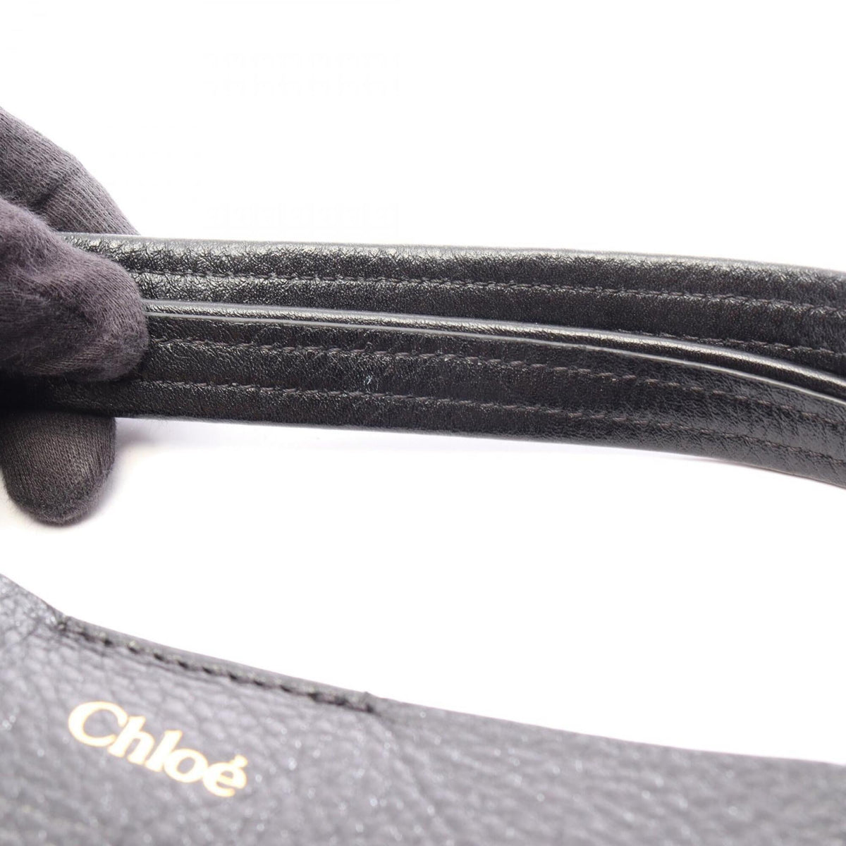 Chloé Black Leather Handbag (Pre-Owned)