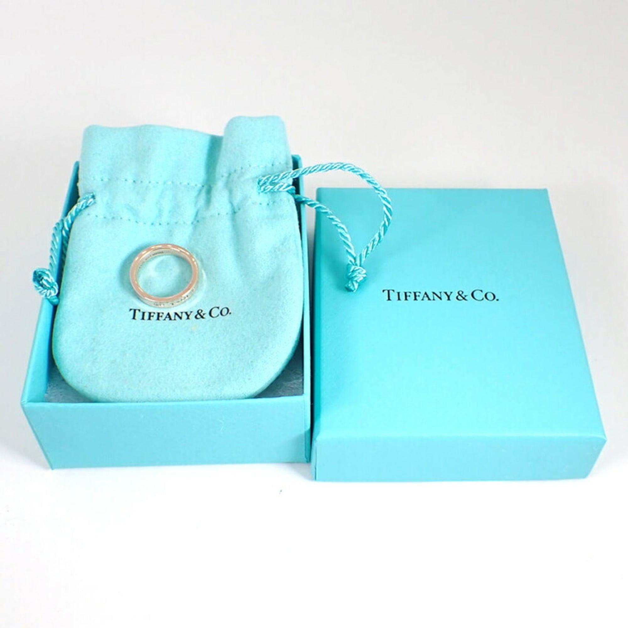Tiffany Gold Metal Band Ring (Pre-Owned)