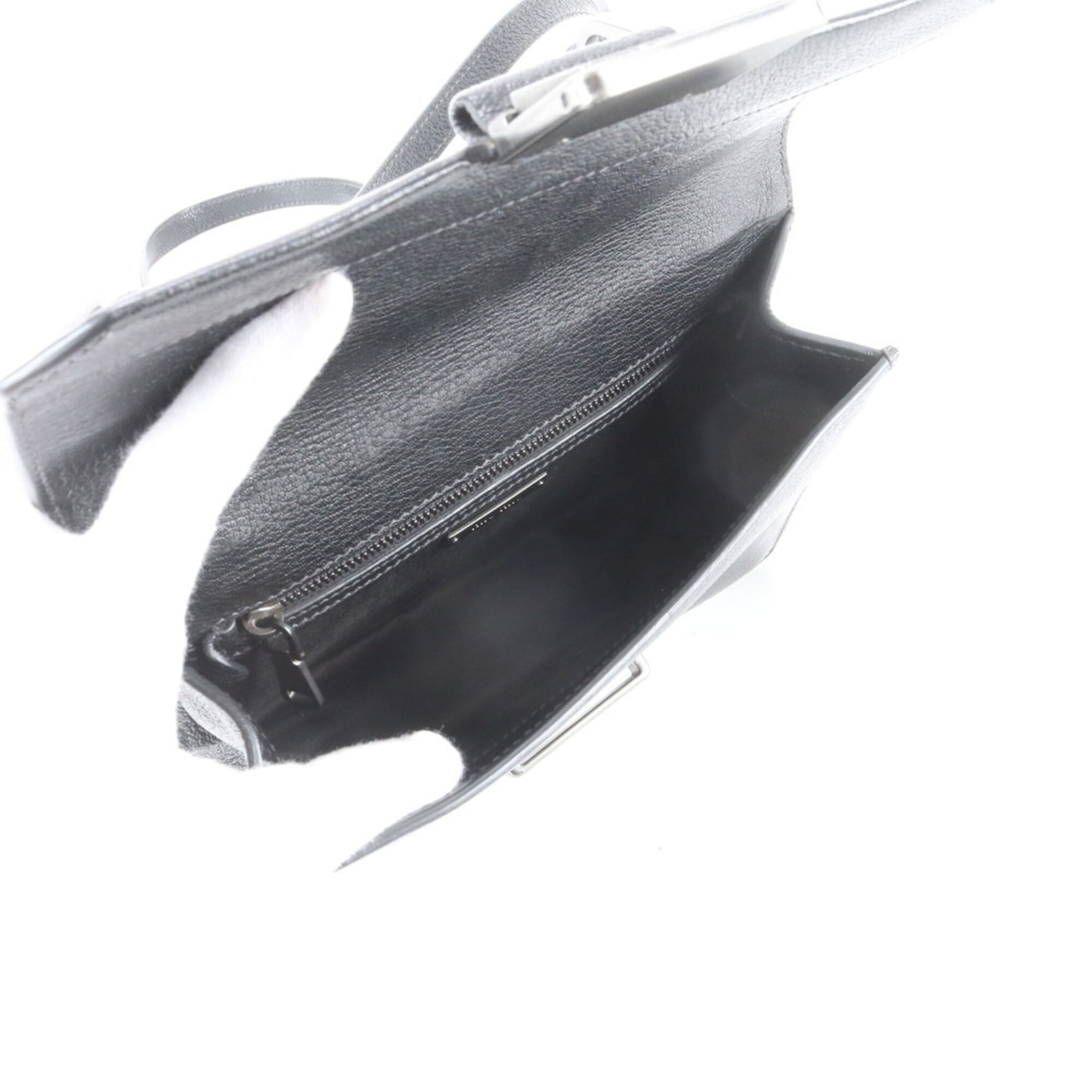 Miu Miu Black Leather Crossbody Bag Handbag Shoulder Bag Tote Bag (Pre-Owned)