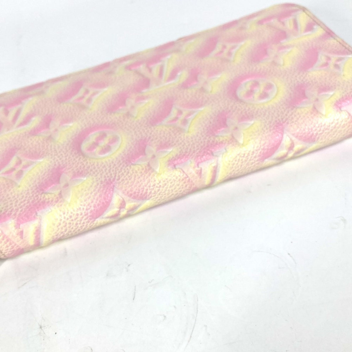 Louis Vuitton Monogram Empreinte Pink Monogram Empreinte Long Wallet (Bi-Fold) (Pre-Owned)