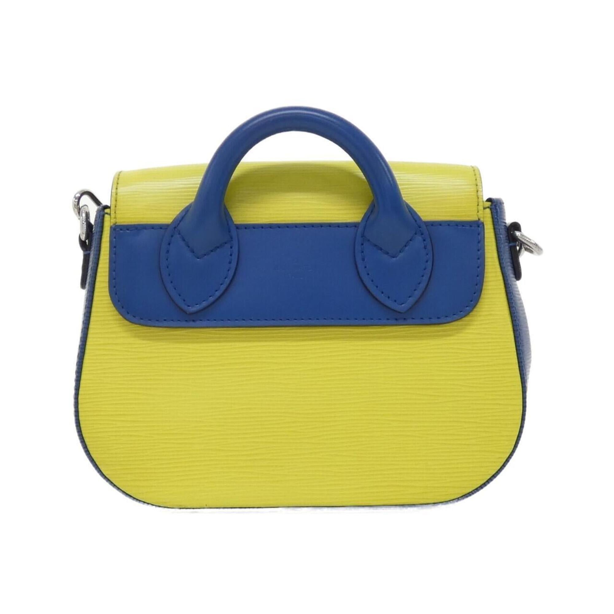 Louis Vuitton Pistache Yellow Leather Handbag (Pre-Owned)
