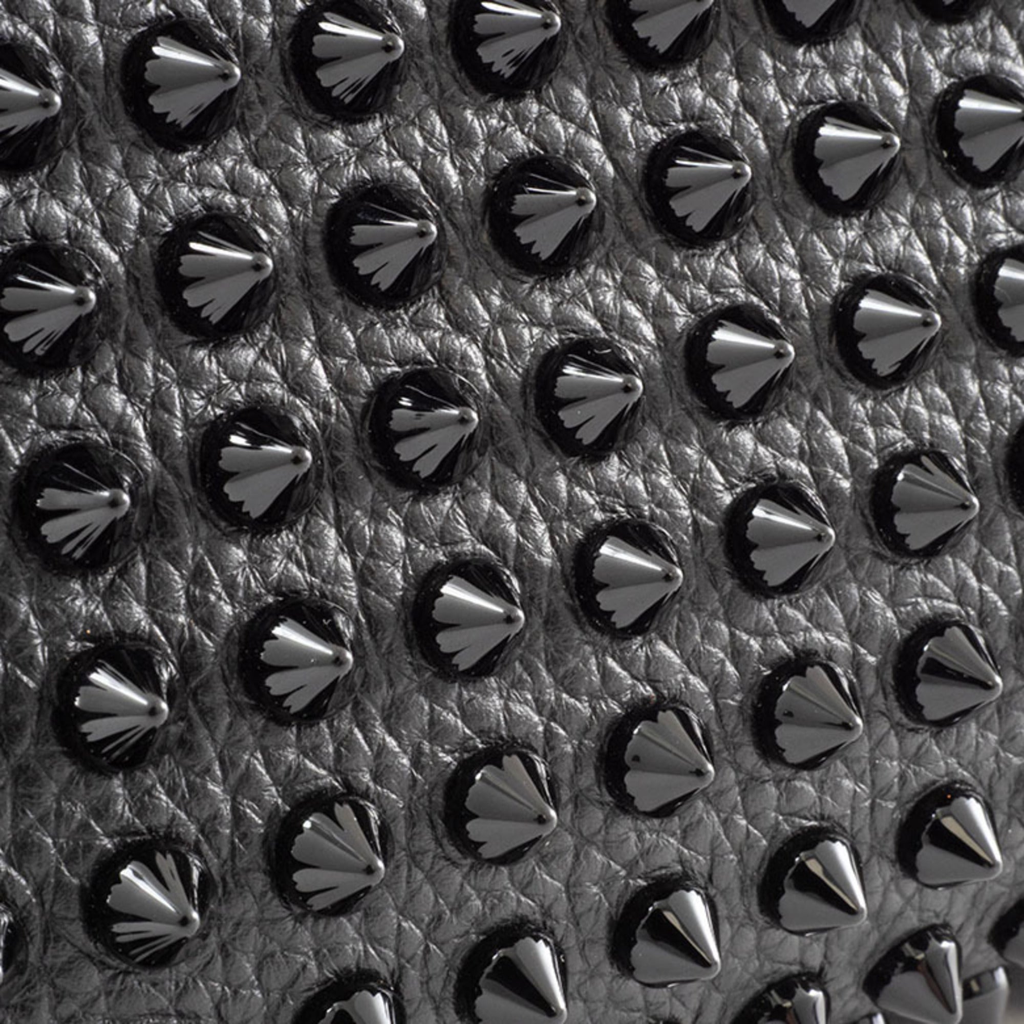 Christian Louboutin Black Leather Clutch Bag (Pre-Owned)
