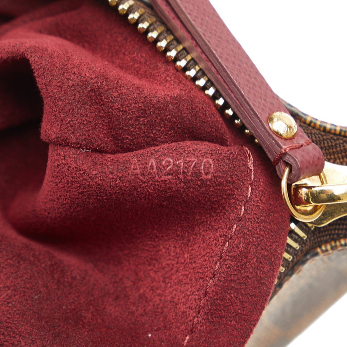 Louis Vuitton Brown Pvc Leather Pochette Pouch (Pre-Owned)