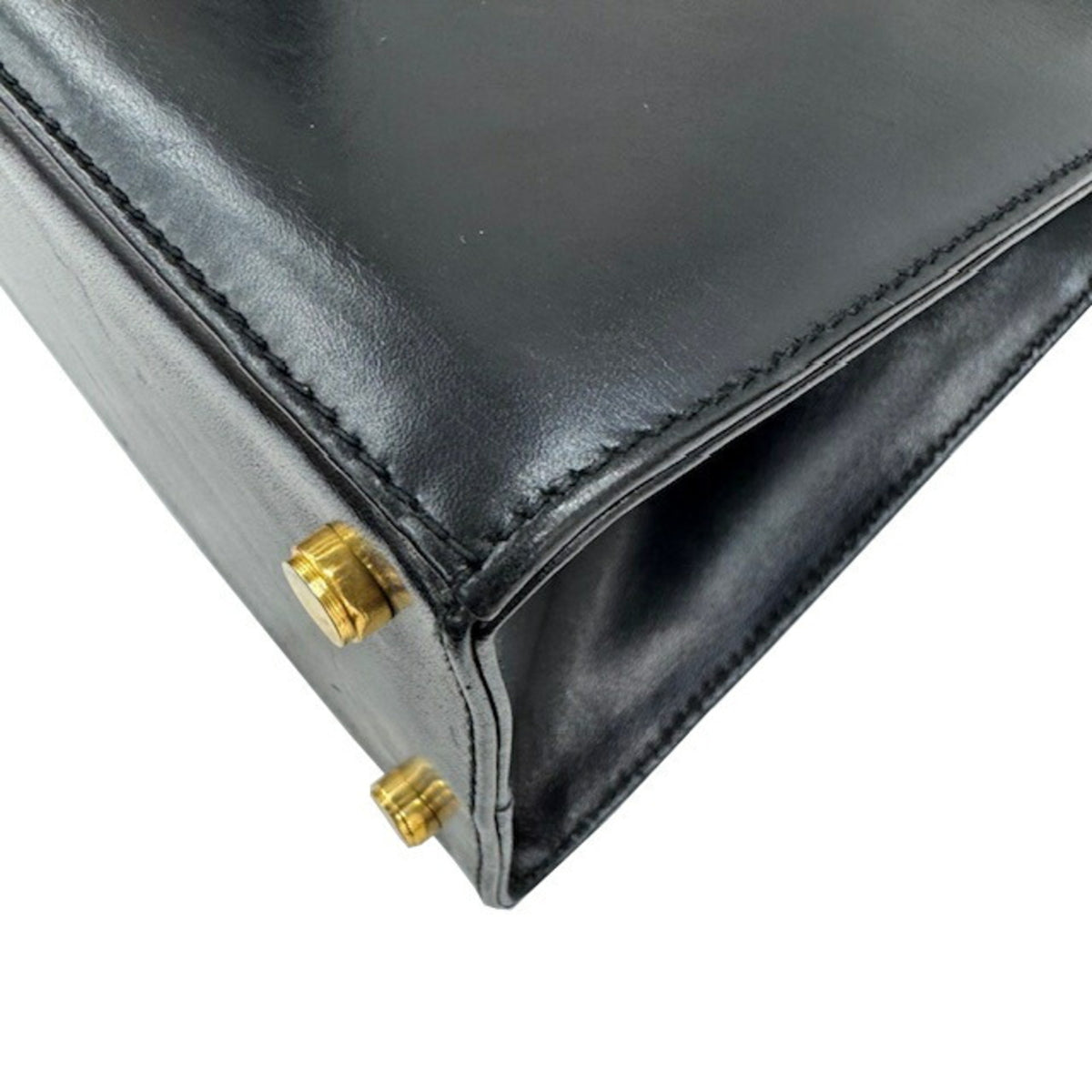 Salvatore Ferragamo Black Leather Handbag (Pre-Owned)