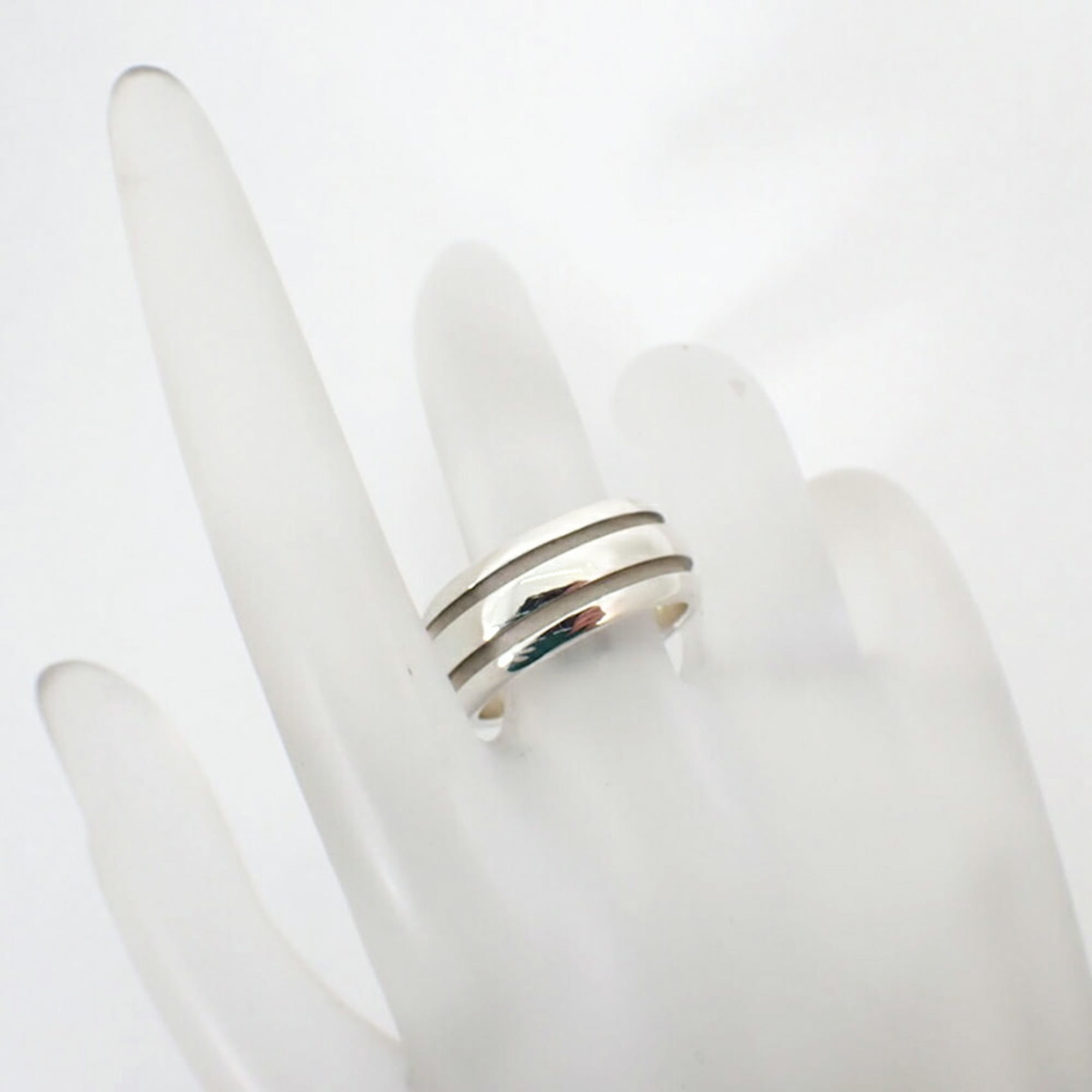 Tiffany Sterling Silver 925 Band Ring (Pre-Owned)