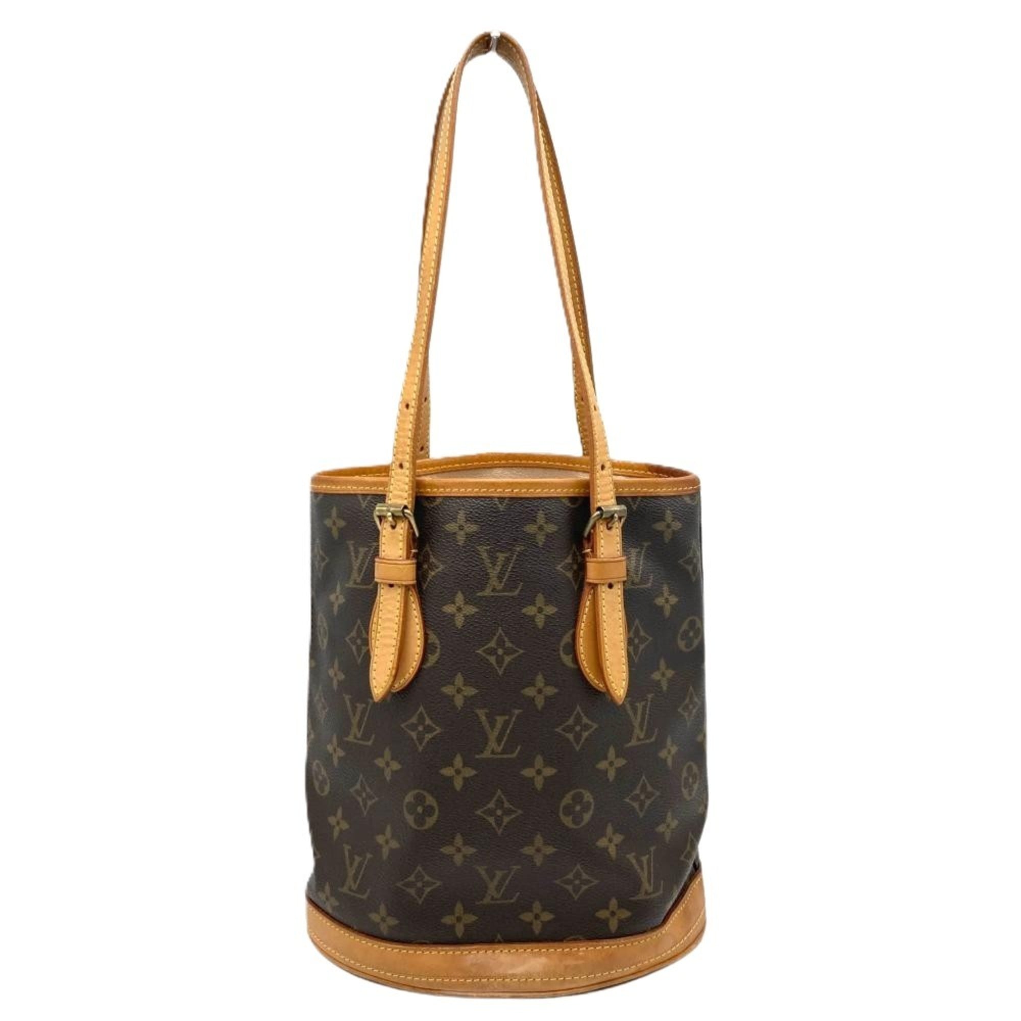 Louis Vuitton Brown Monogram Canvas Handbag Tote Bag (Pre-Owned)