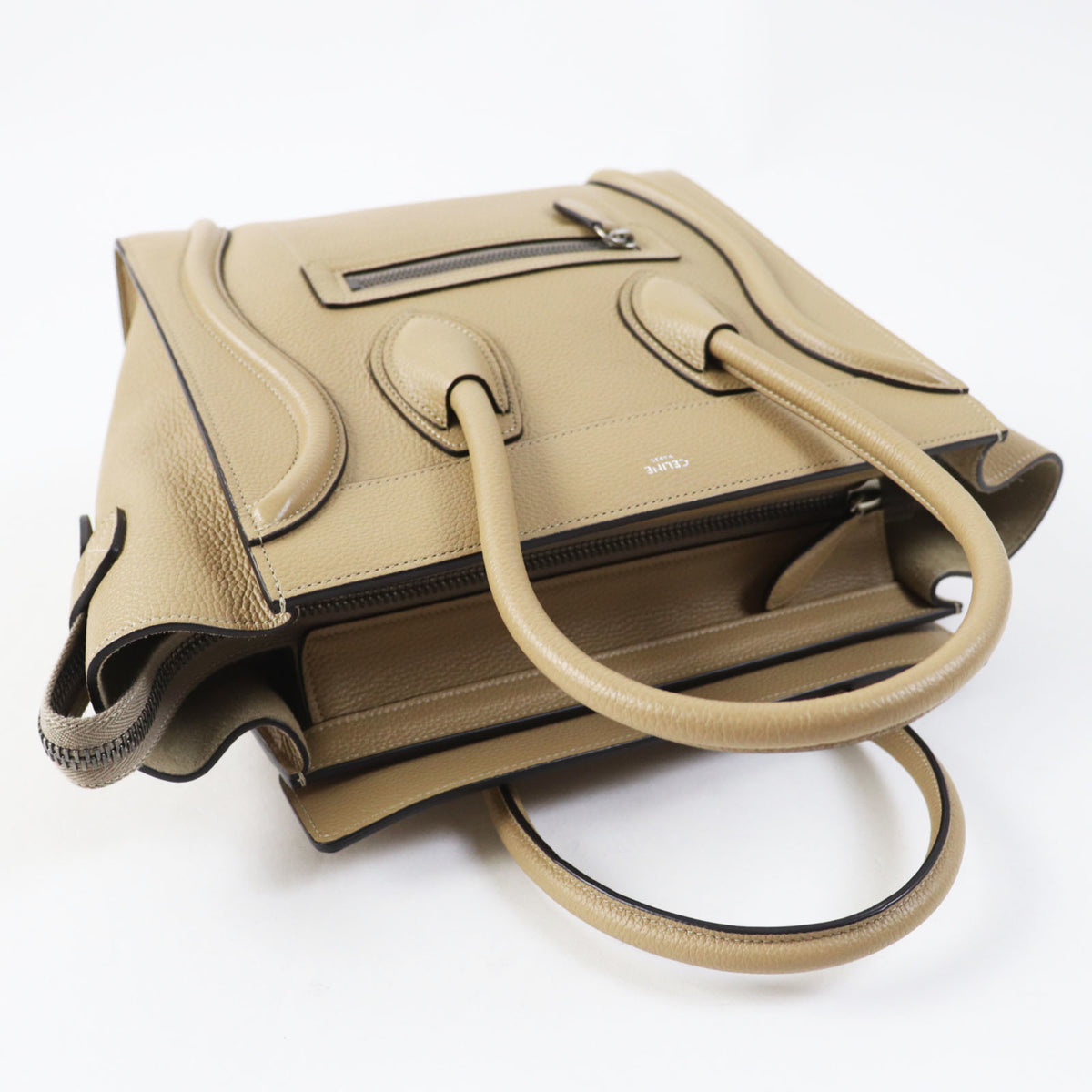 Celine Beige Leather Handbag (Pre-Owned)