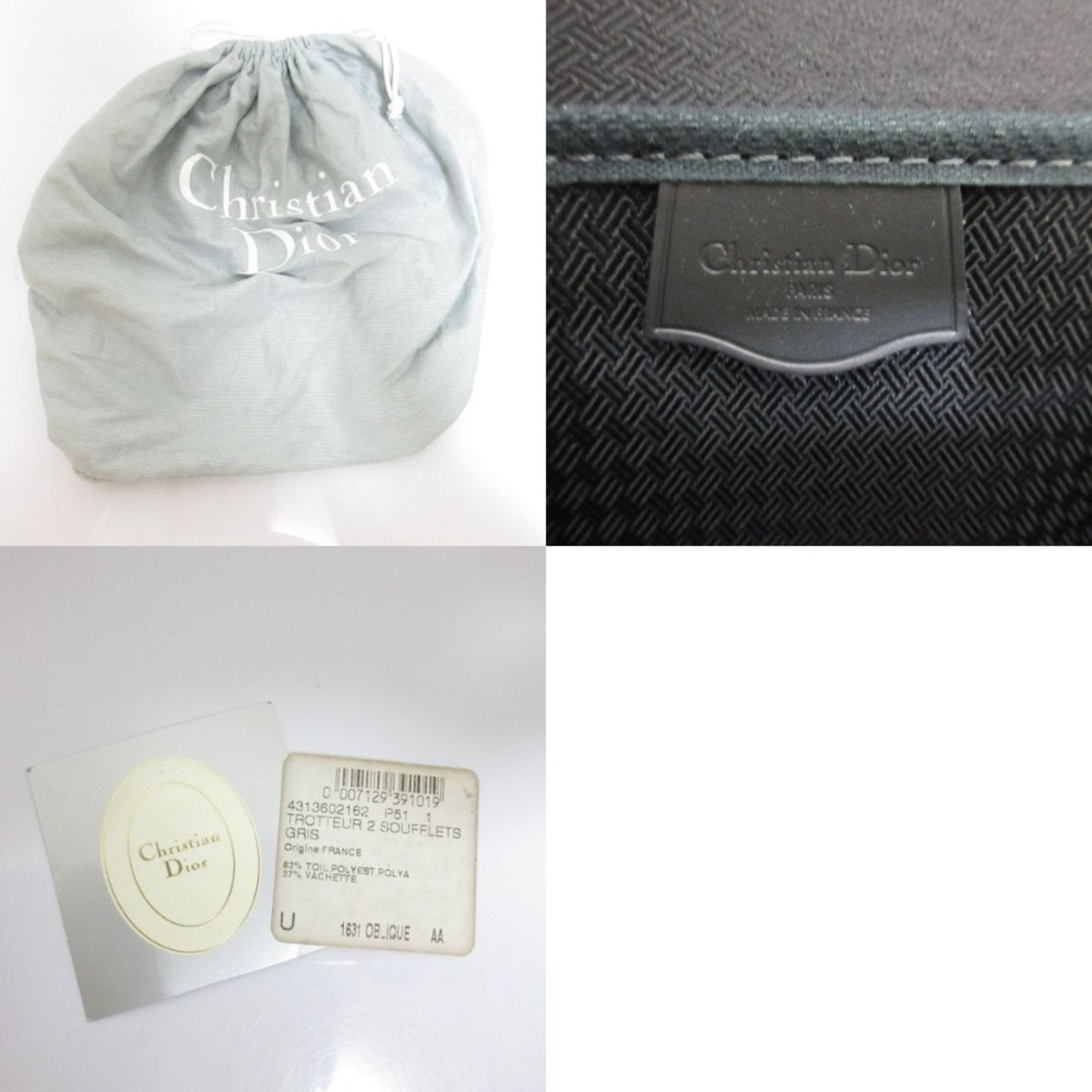Christian Dior Navy Shoulder Bag (Pre-Owned)