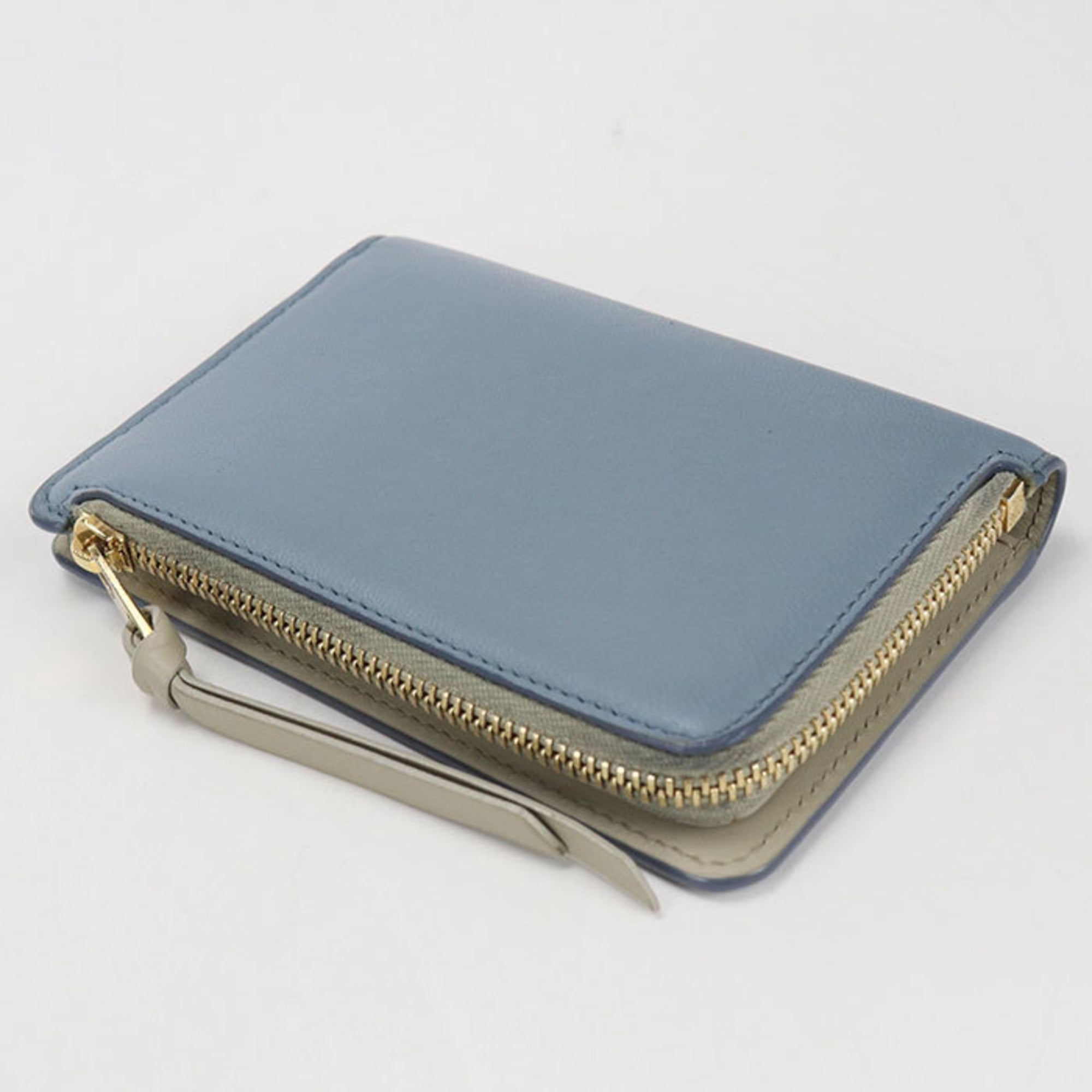 Loewe Blue Leather Wallet (Bi-Fold) (Pre-Owned)