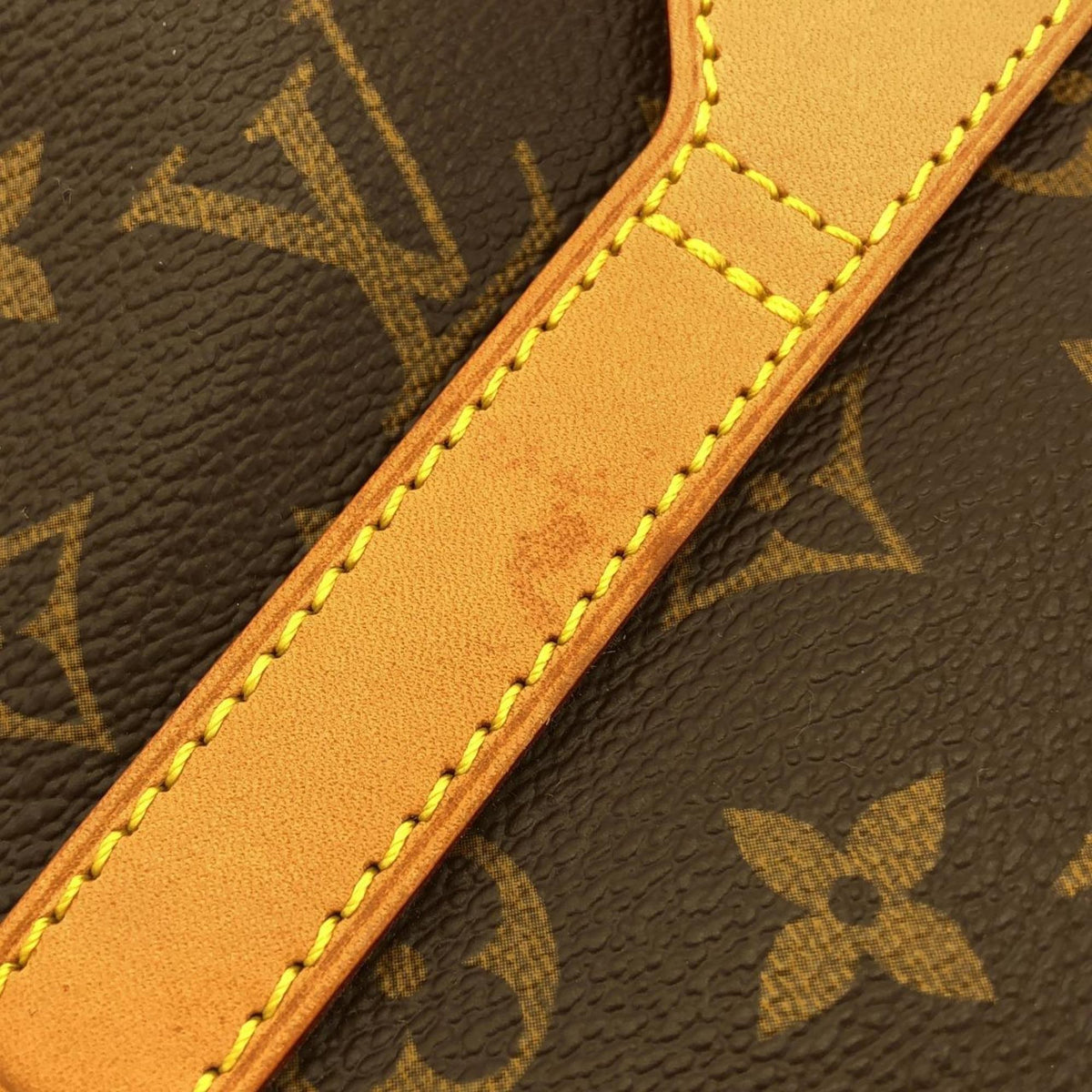 Louis Vuitton Monogram Marron Coated Canvas Shoulder Bag (Pre-Owned)
