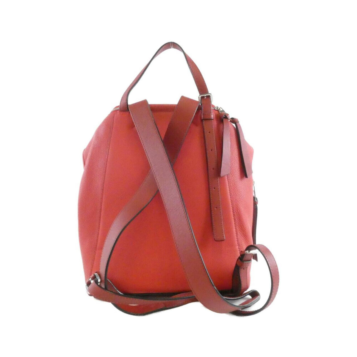 Loewe Red Color Leather Backpack (Pre-Owned)