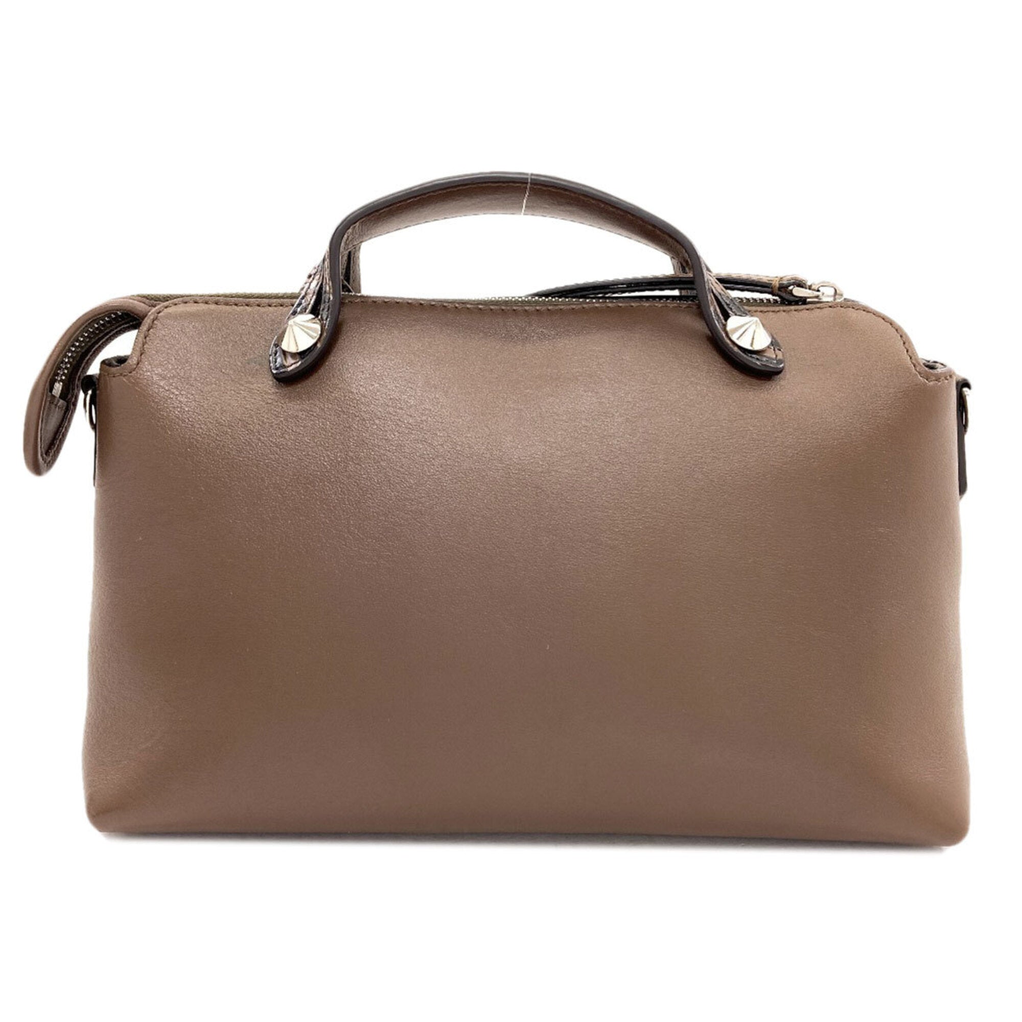 Fendi Brown Leather Handbag (Pre-Owned)