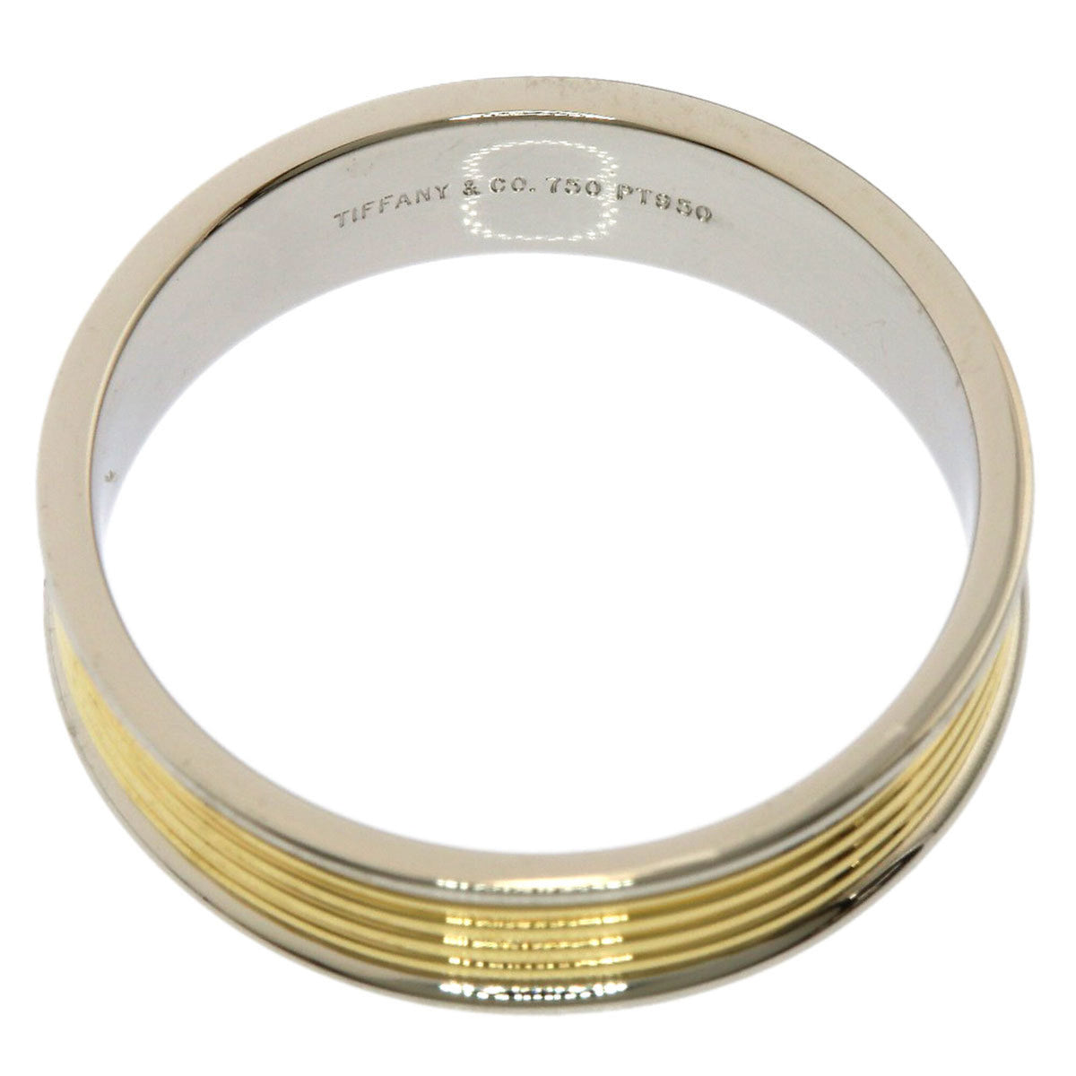 Tiffany Yellow Gold (18K) Platinum 950 Band Ring (Pre-Owned)