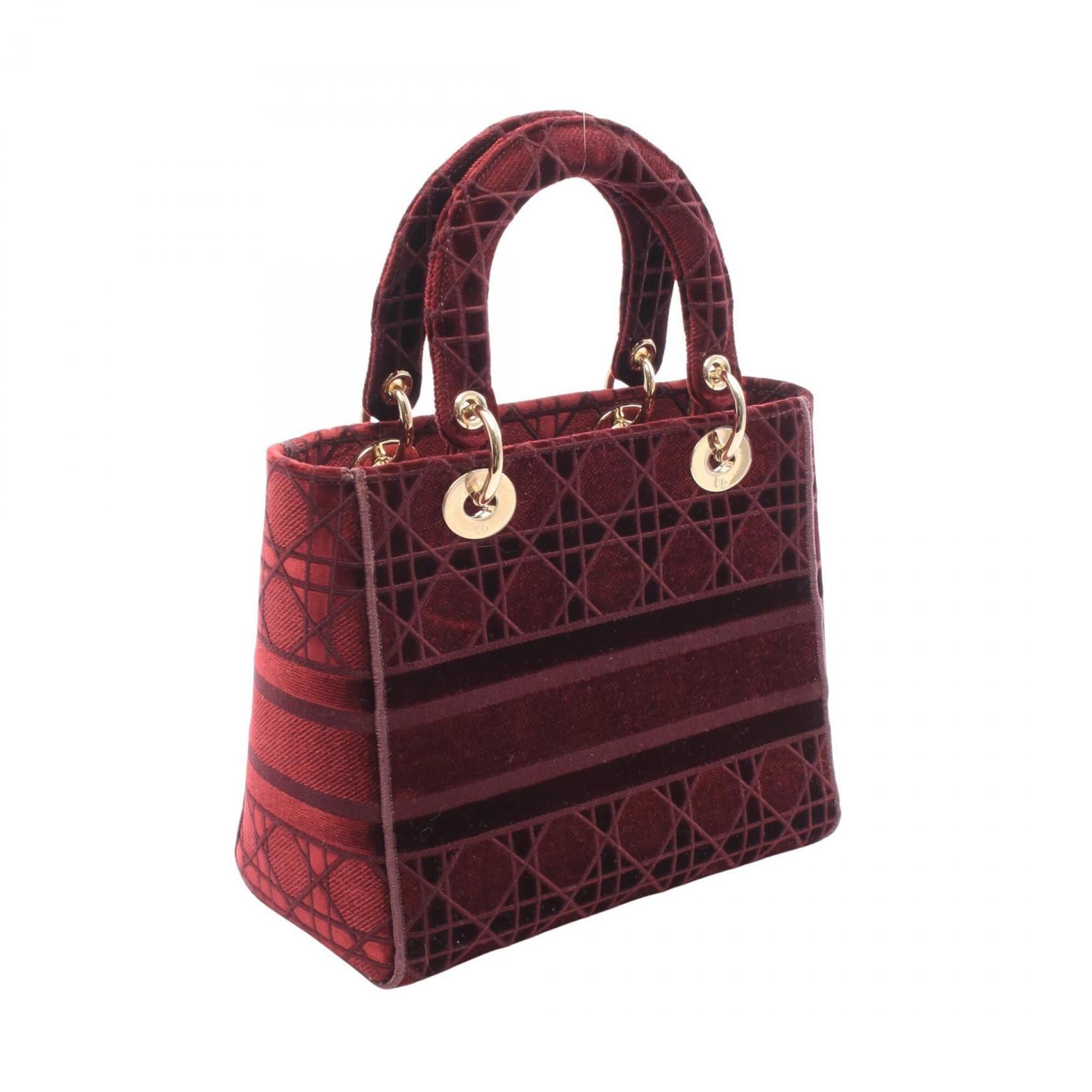 Christian Dior Purple Fabric Handbag (Pre-Owned)