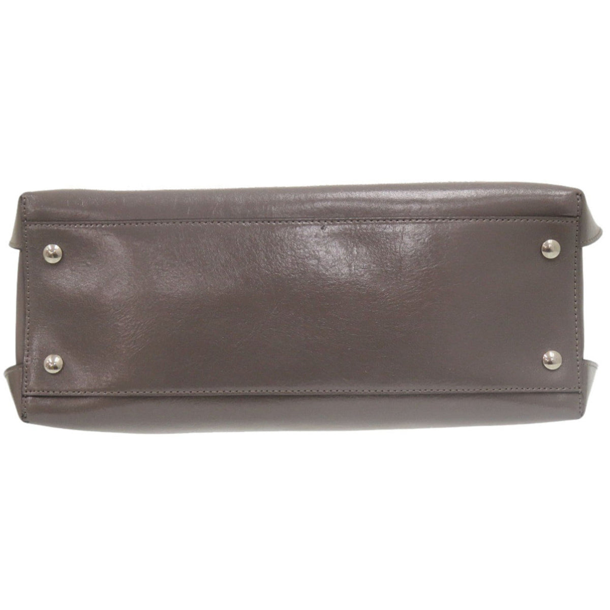 Burberry Gray Patent Leather Shoulder Bag (Pre-Owned)