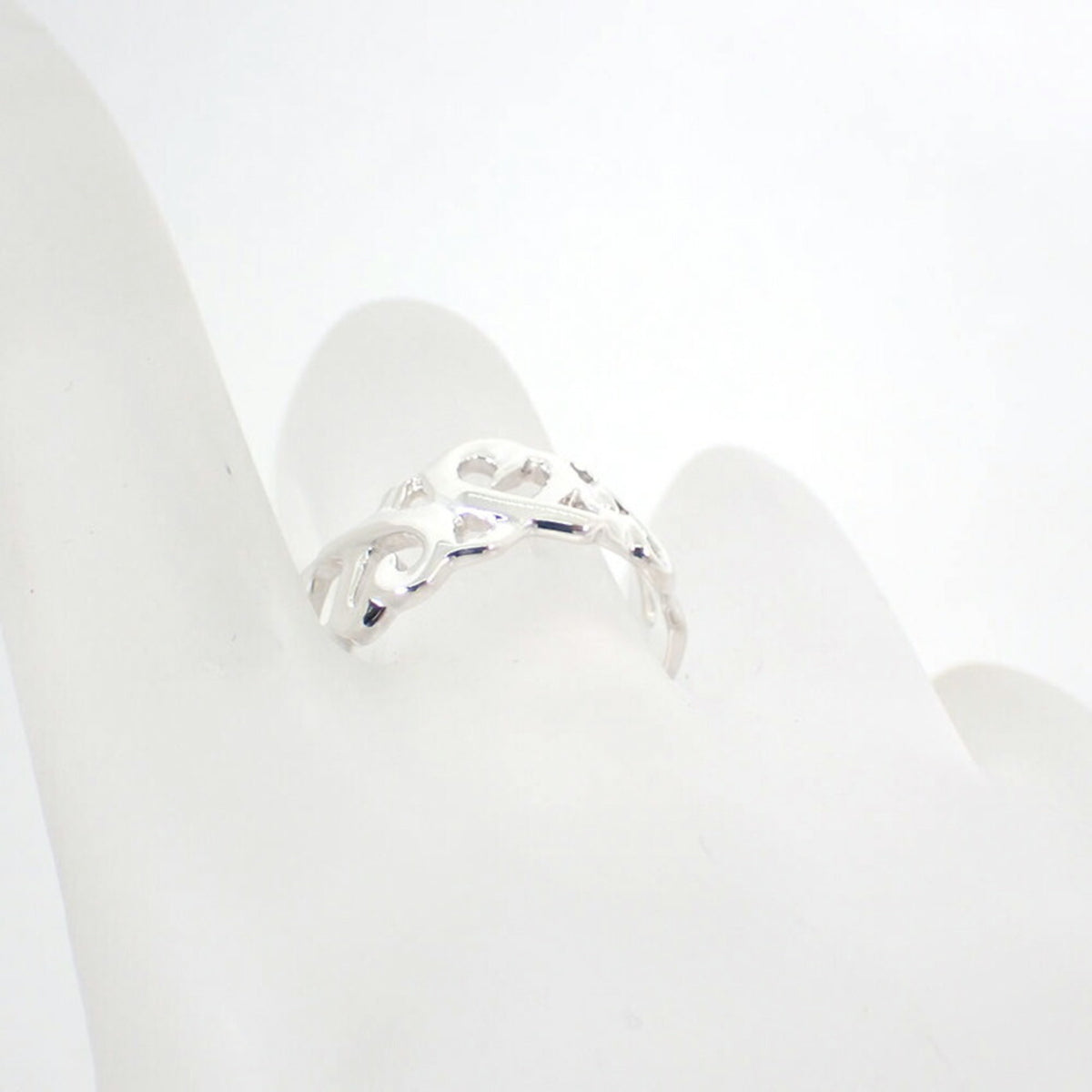 Tiffany Sterling Silver 925 Band Ring (Pre-Owned)